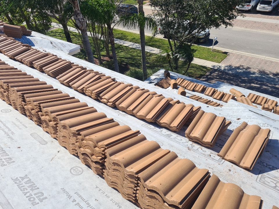 Residential Roofing Installation using Eagle Roofing Tile by BLUES BROTHERS ROOFING