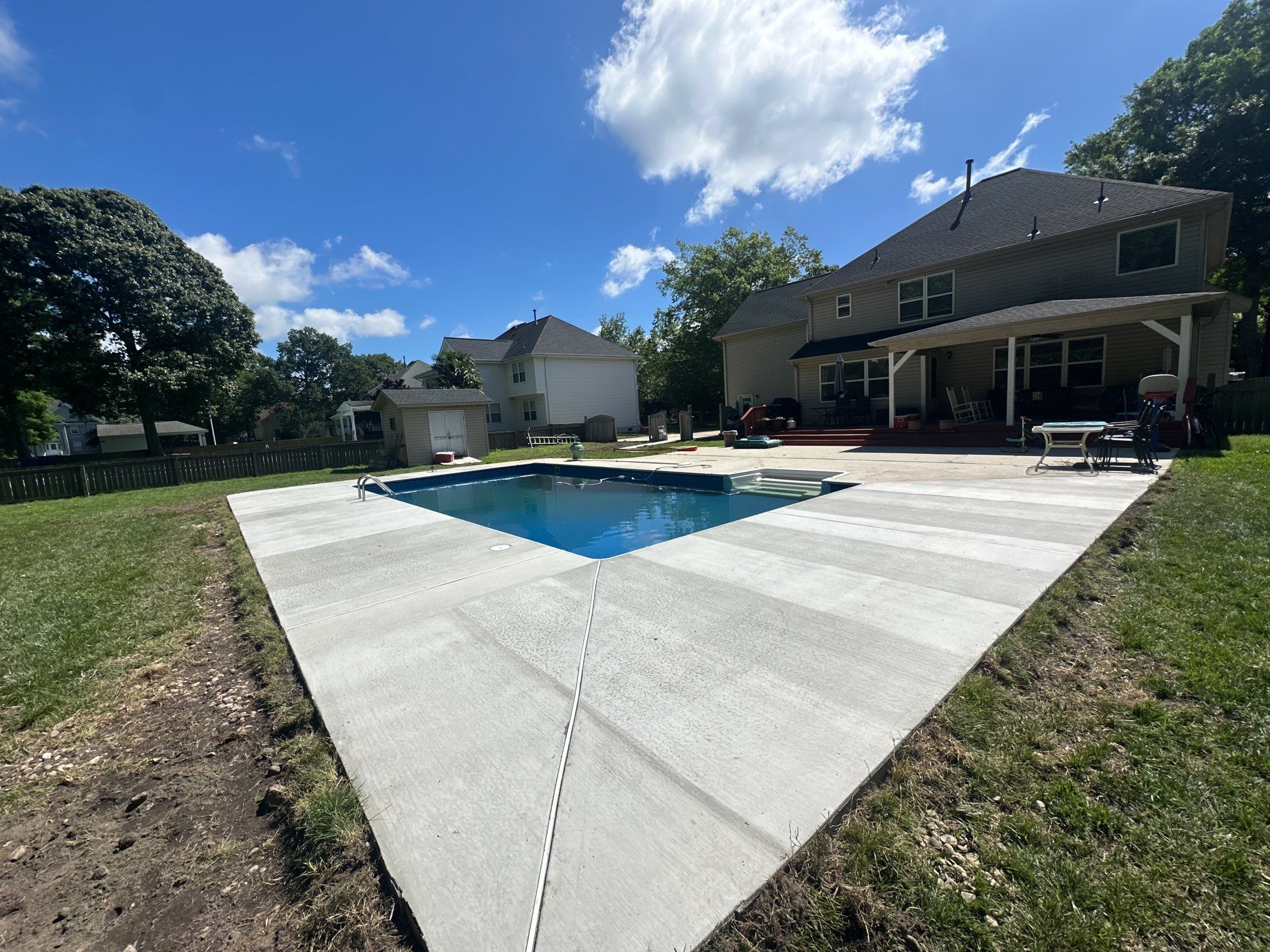 Project in Virginia Beach by Sam The Concrete Man Virginia Beach