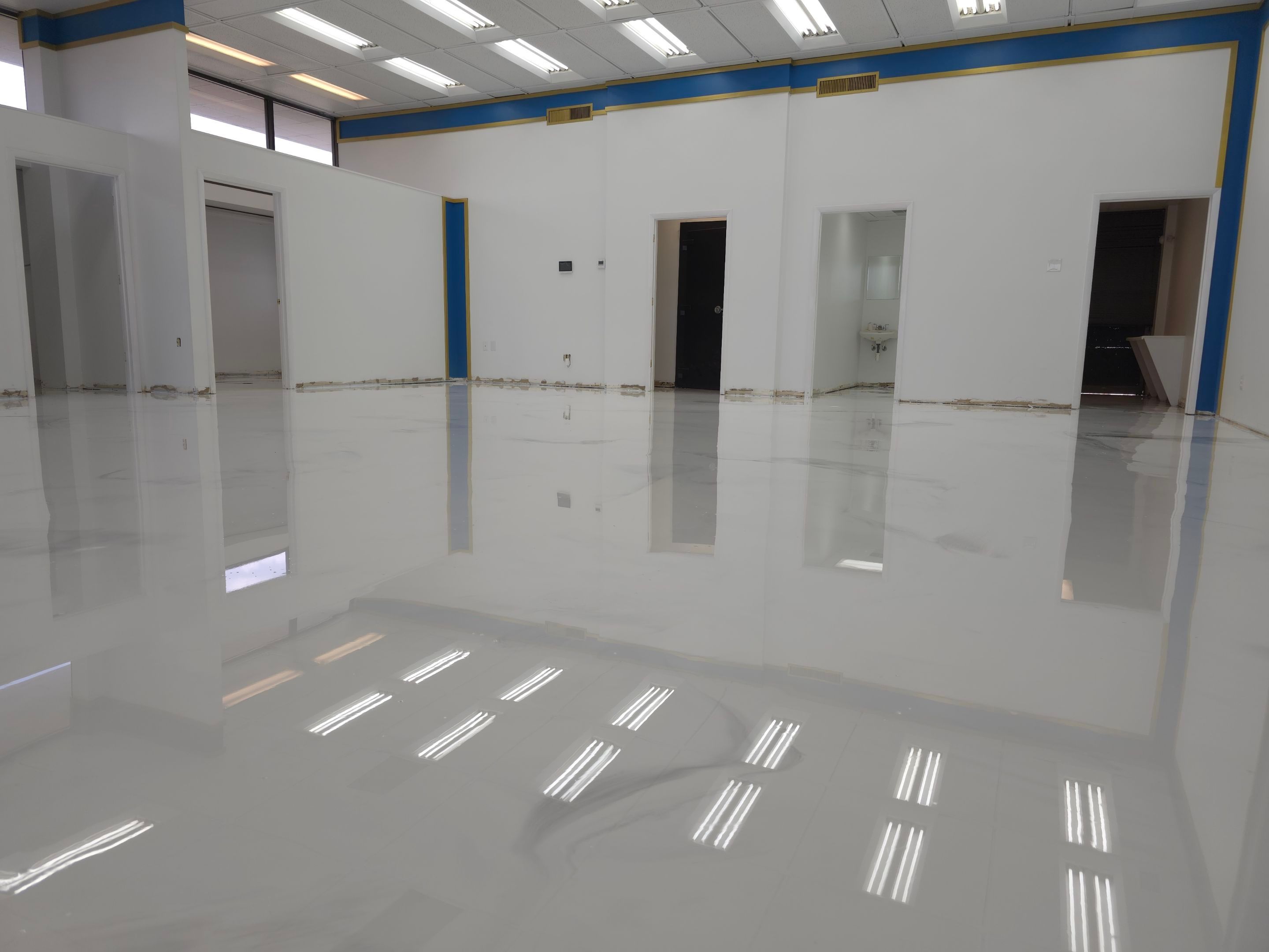 Jewelry Store Floor Gets a Beautiful Upgrade Using Metallic Epoxy by Elite Floor Solutions