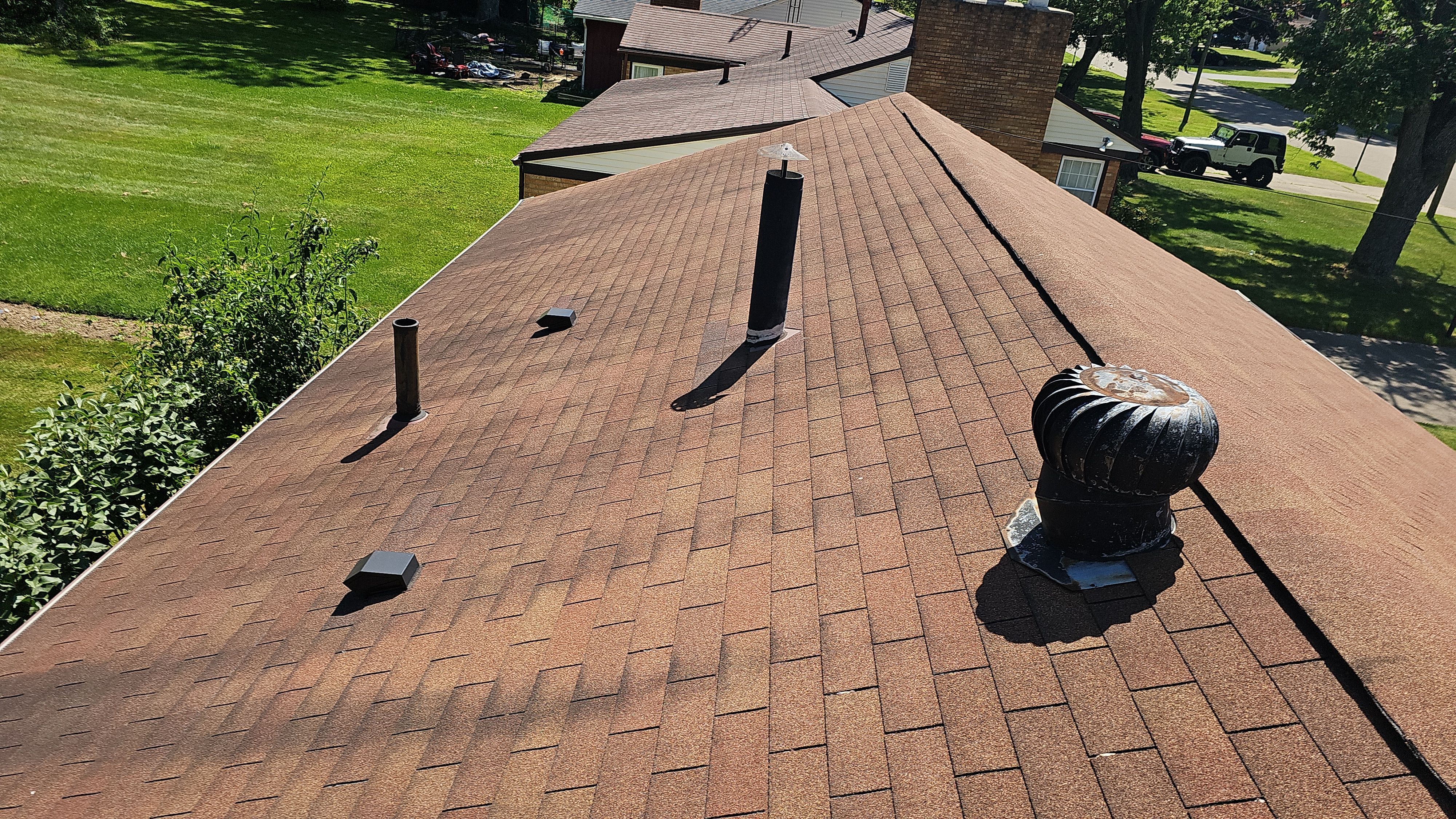 Atlas Pinnacle, Color, Morning Harvest, Drip Edge, Color, Royal Brown by Eagle Eye Roofing