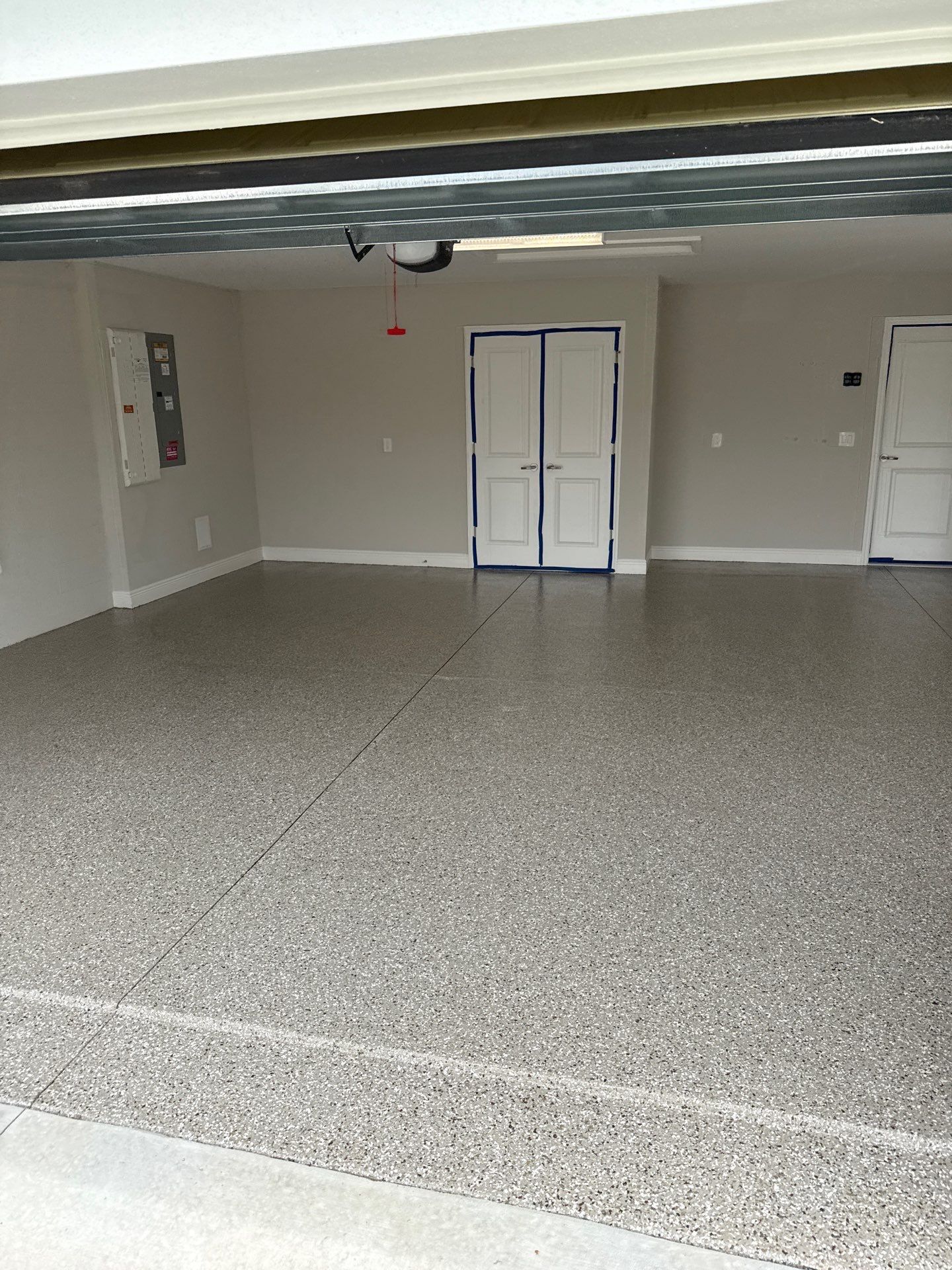 Garage in Pebble Beach by Innovative Concrete Coatings 