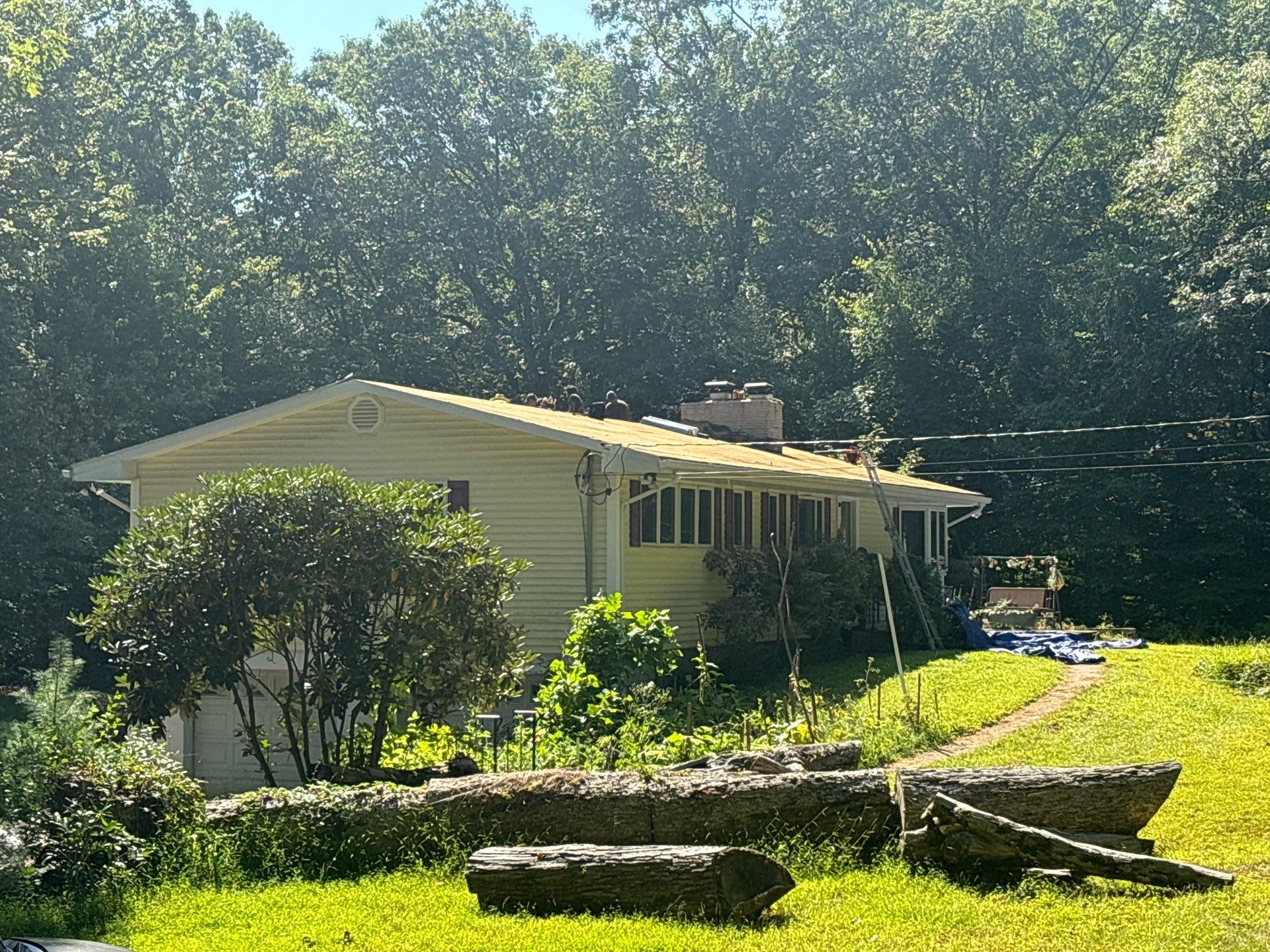 Commercial Roofing Installation using Owens Corning TruDefinition Duration AR - Harbor Blue by A Plus Exterior