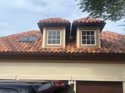 Musket Brown Seamless Gutters using Musket Brown Seamless Gutters in Cape Coral FL