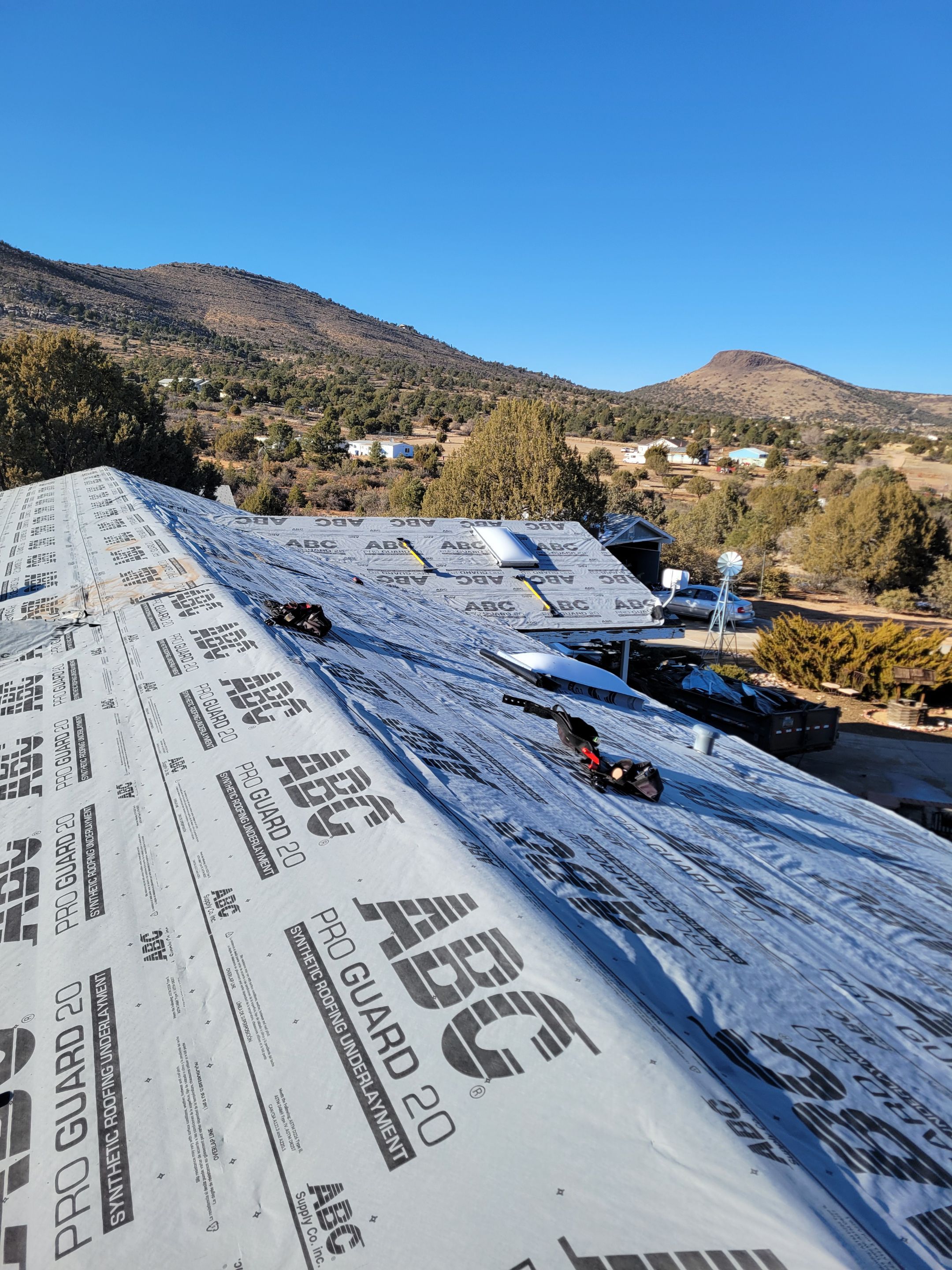 Reroof in Chino Valley by Badger Roofing