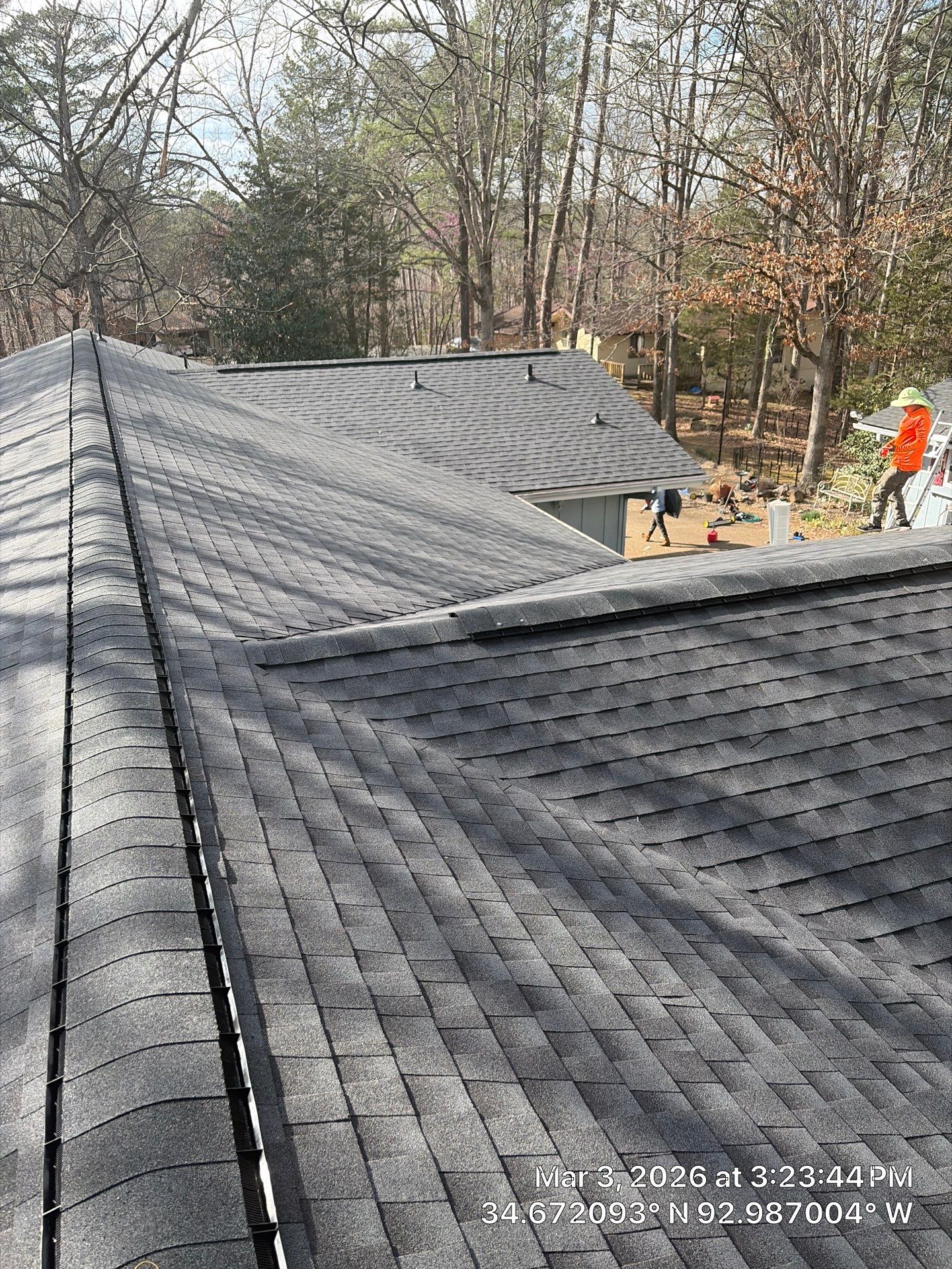 GAF Timberline HDZ Shingle Roof Replacement in Hot Springs Village by Temple Roofing and Exteriors