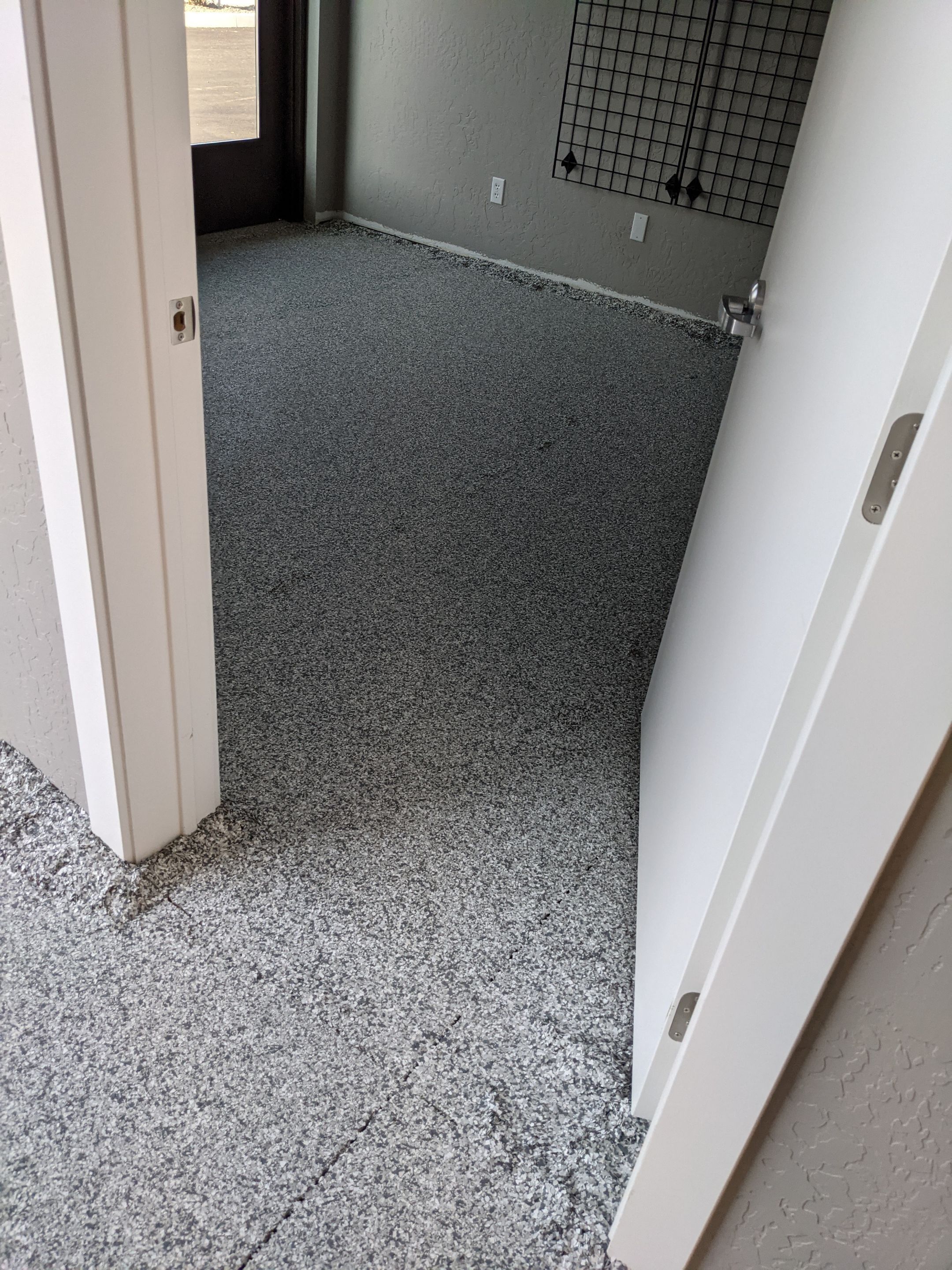 Commercial Floor Transformation using Slate Stone by Croc Coatings, LLC