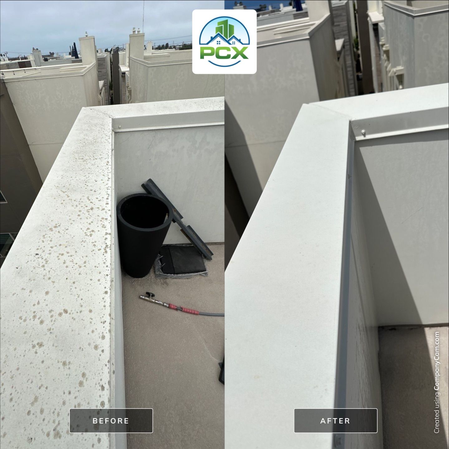 House washing in Newport Beach, CA by Property Cleaning Experts, LLC