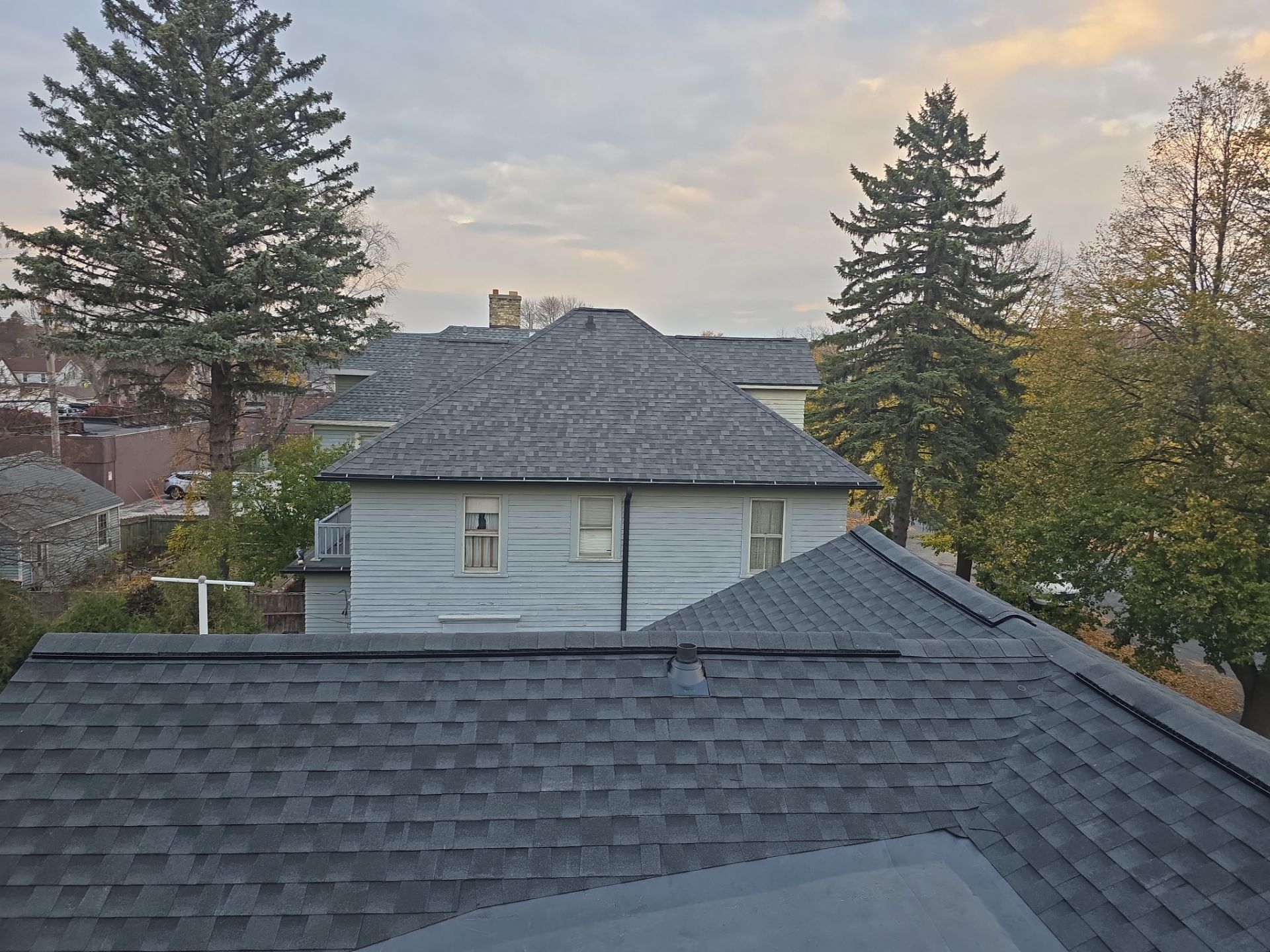 Residential Roofing Installation using GAF HDZ shingles by Gellings Roofing and Siding LLC