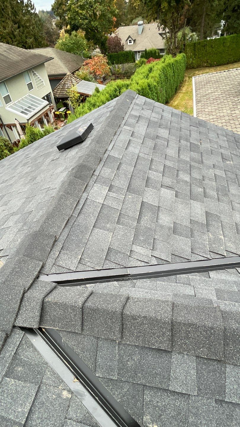 Residential Roofing Installation using Malarky Vista Midnight black by Top Notch Roofing Inc