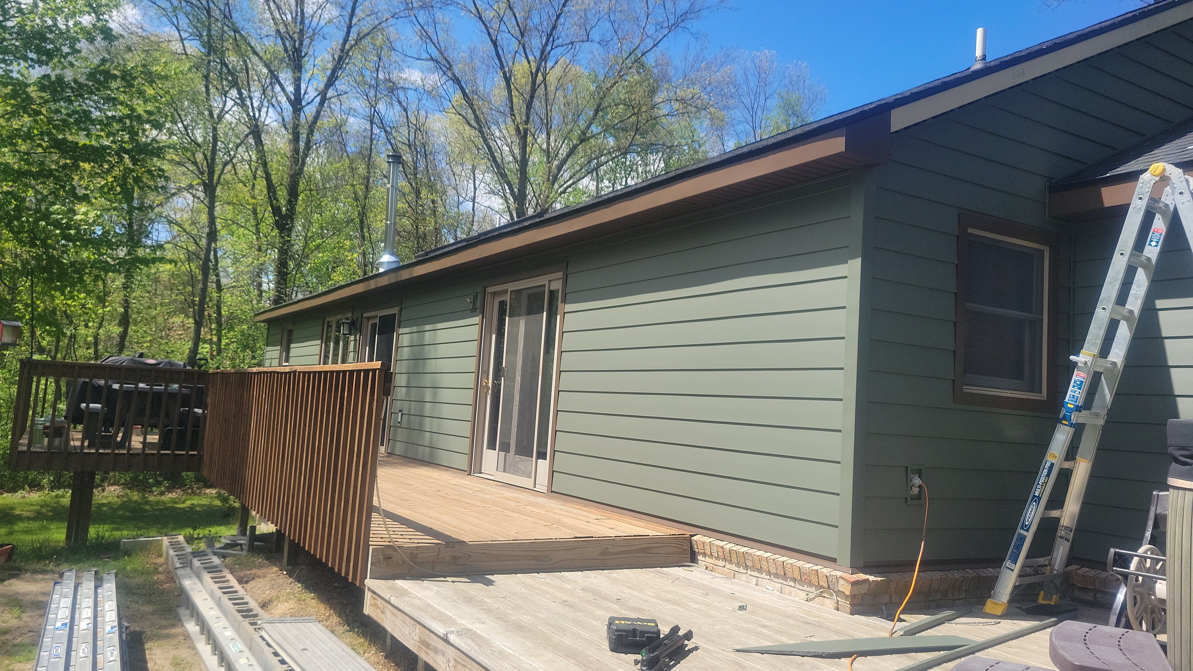 Siding Replacement using Alside S7 Cedar Mill Grain Composite by 180 Contractors