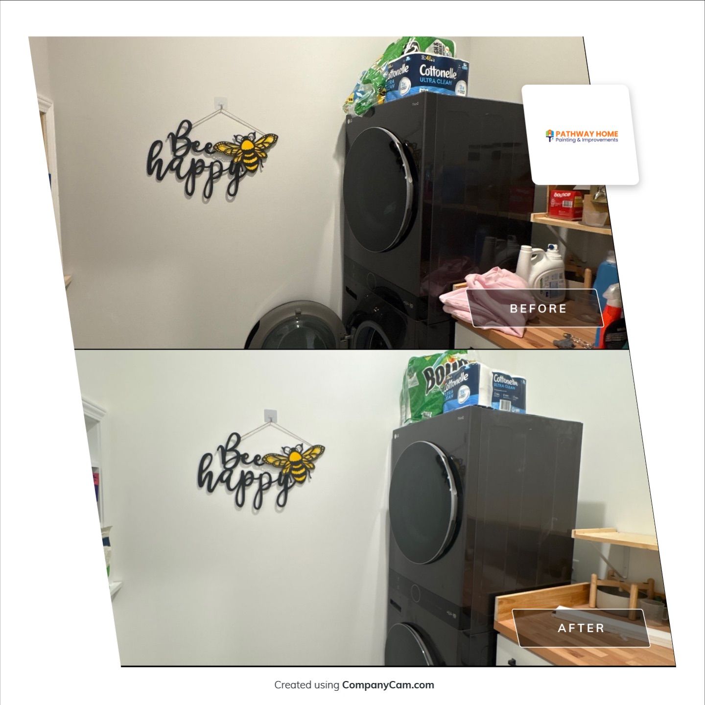 Another fresh interior transformation underway in Summerville 🎨 by Pathway Home Painting & Improvements