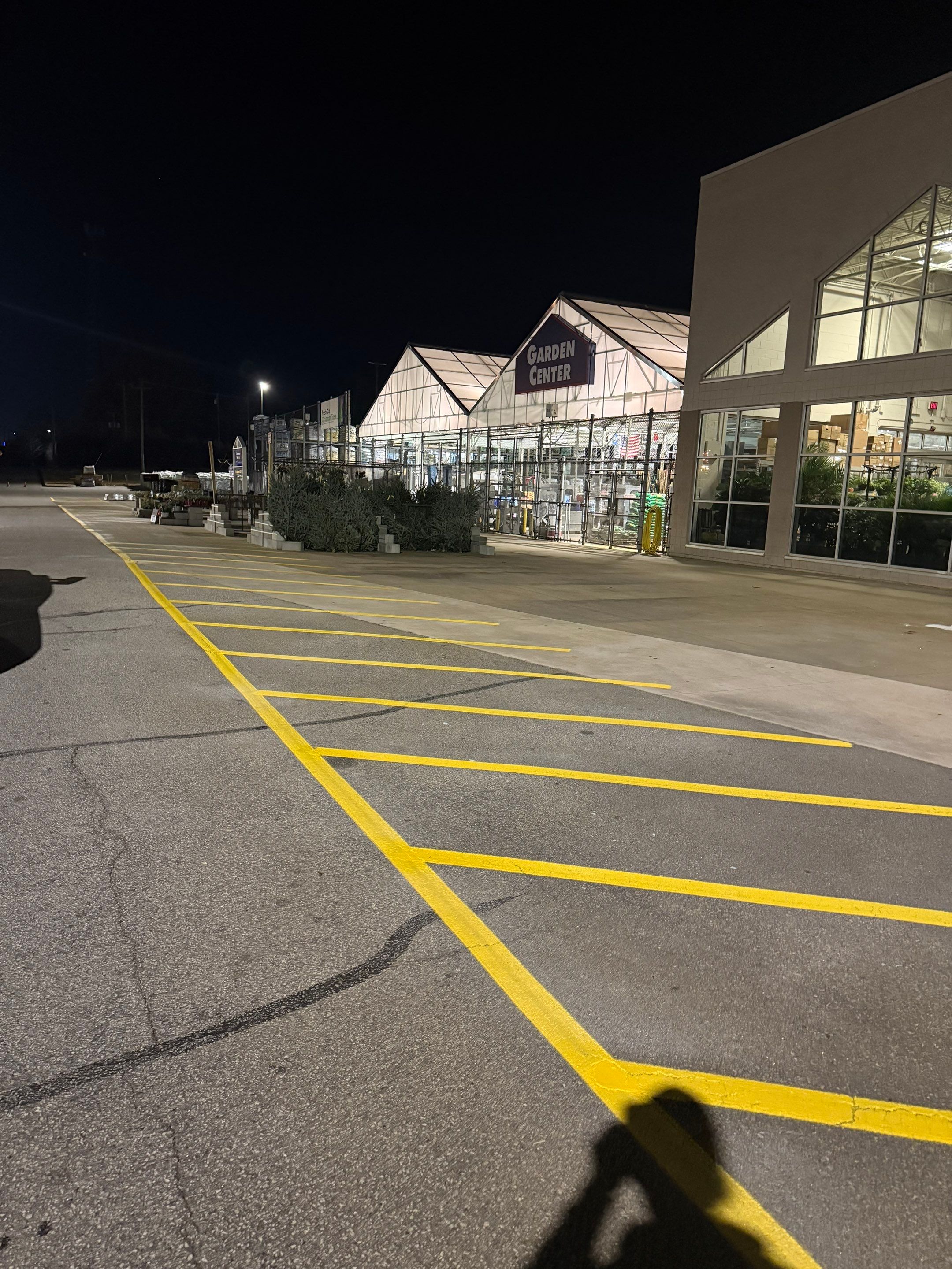 Parking Lot Re-stripe for Lowes by Spade Construction