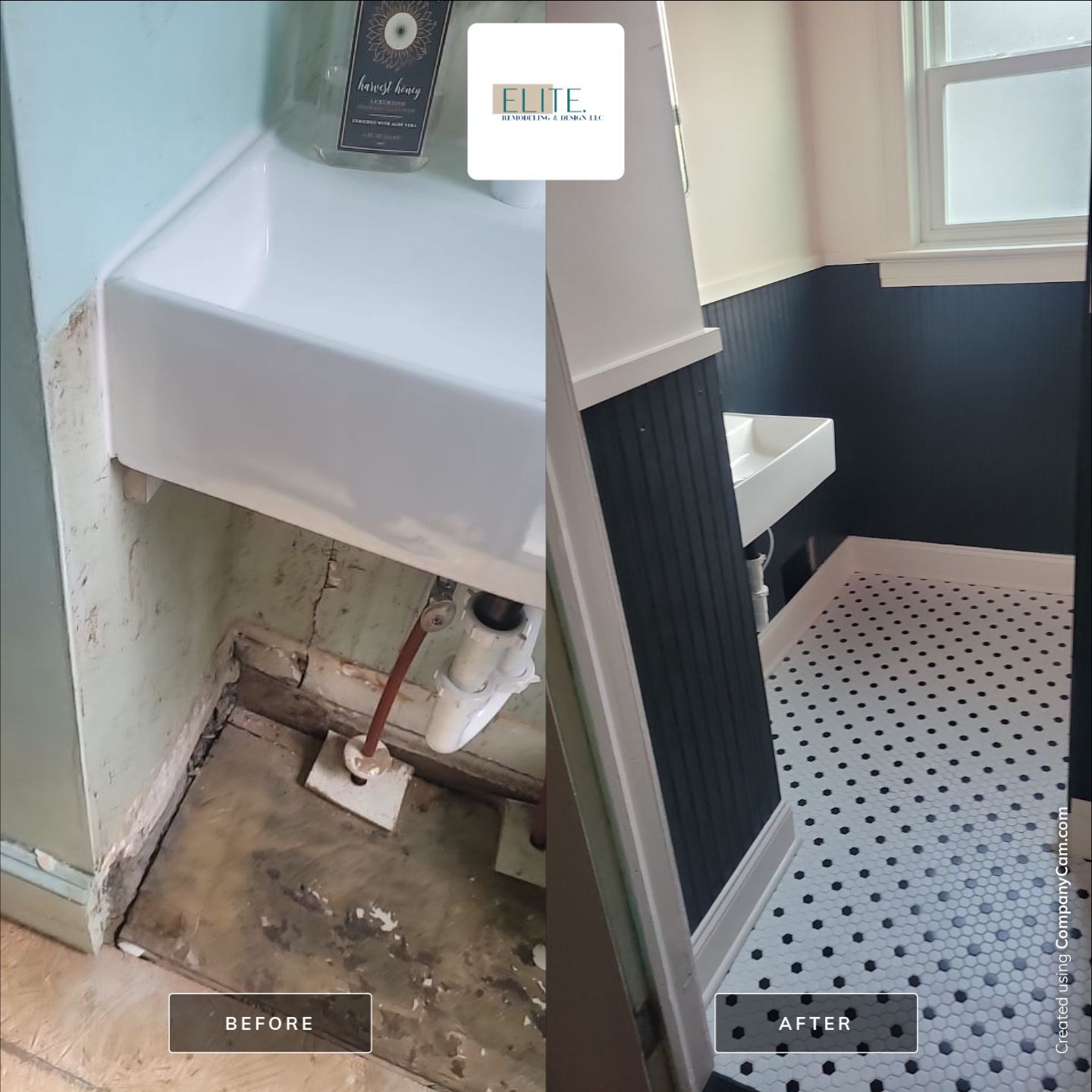 Raleigh Historic Bathroom Rescue by Elite Remodeling and Design LLC