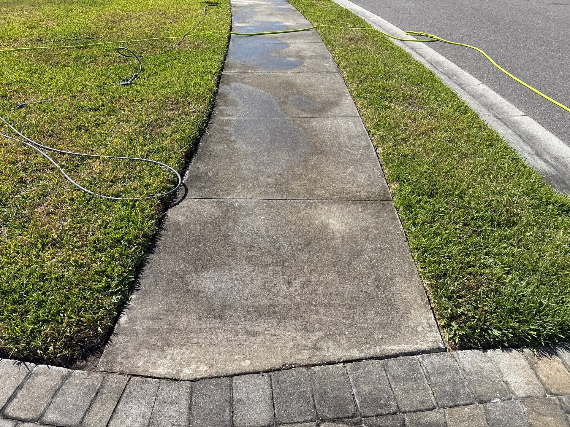 Paver Driveway & Concrete Cleaning | Trevesta Community | Palmetto, FL by Sunshine AquaWash