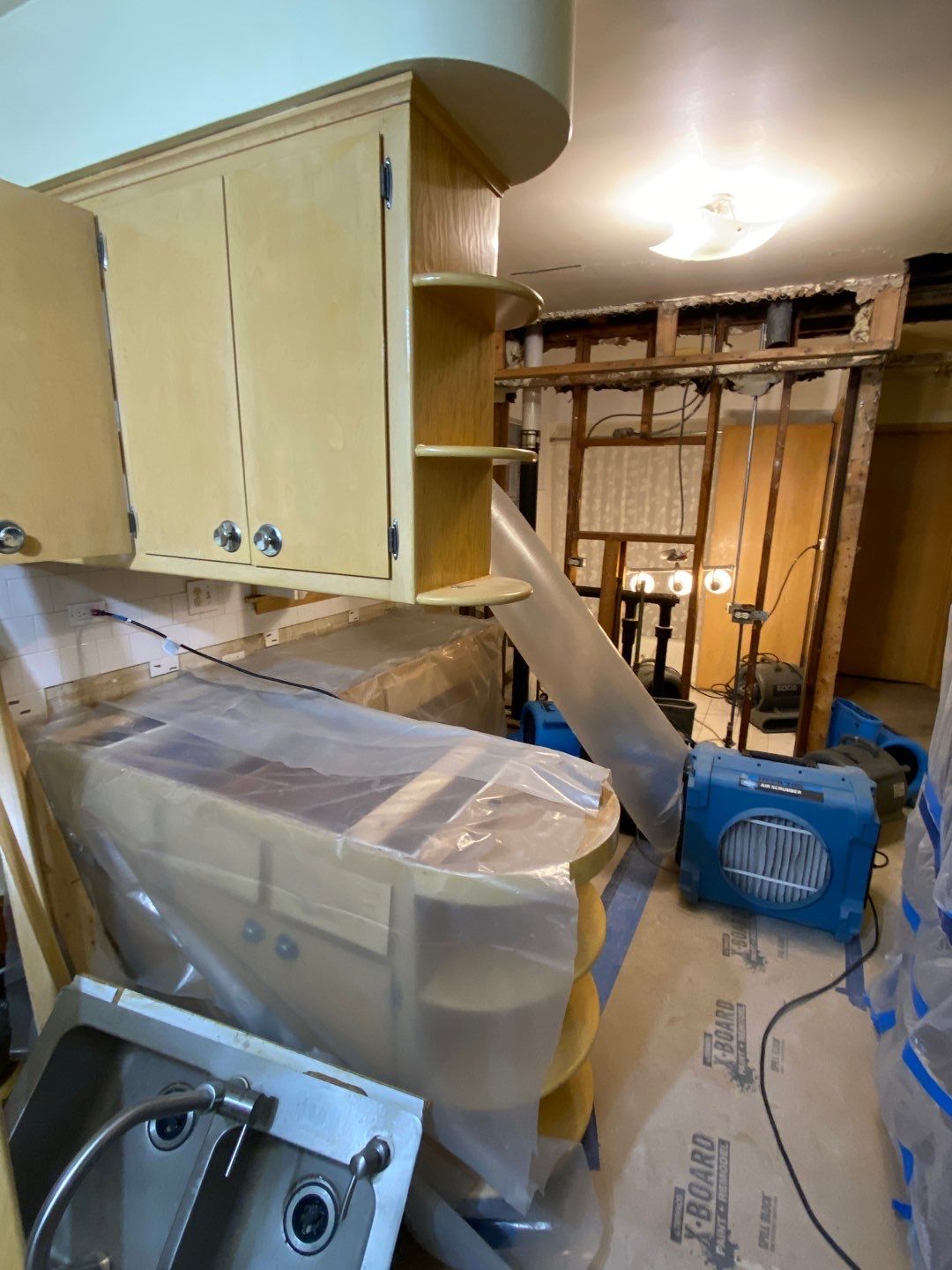 Sewage Pipe Break in the Attic by Chicagoland Water Medics