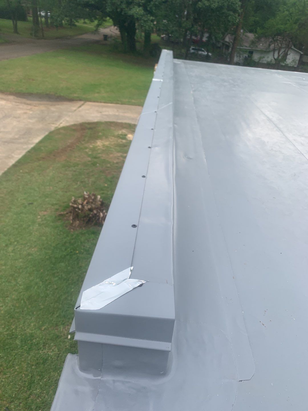 Commercial Roofing Installation using 50 mil PVC by Hostetler Roofing