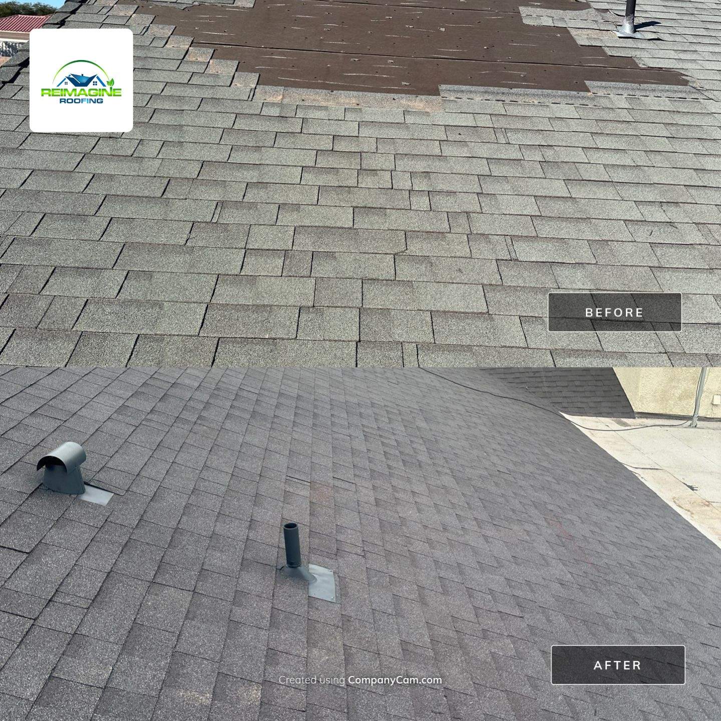 Storm Grey Shingles by Reimagine Roofing