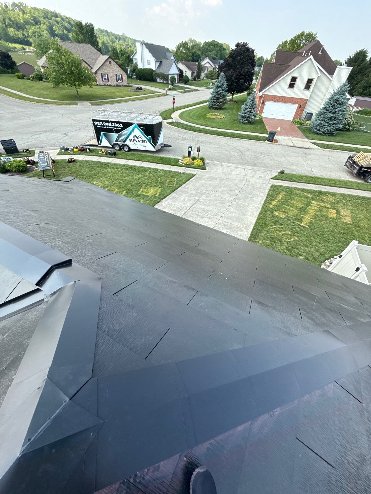 Tesla Solar Roof in Fairborn by Elevated Roofing and Siding