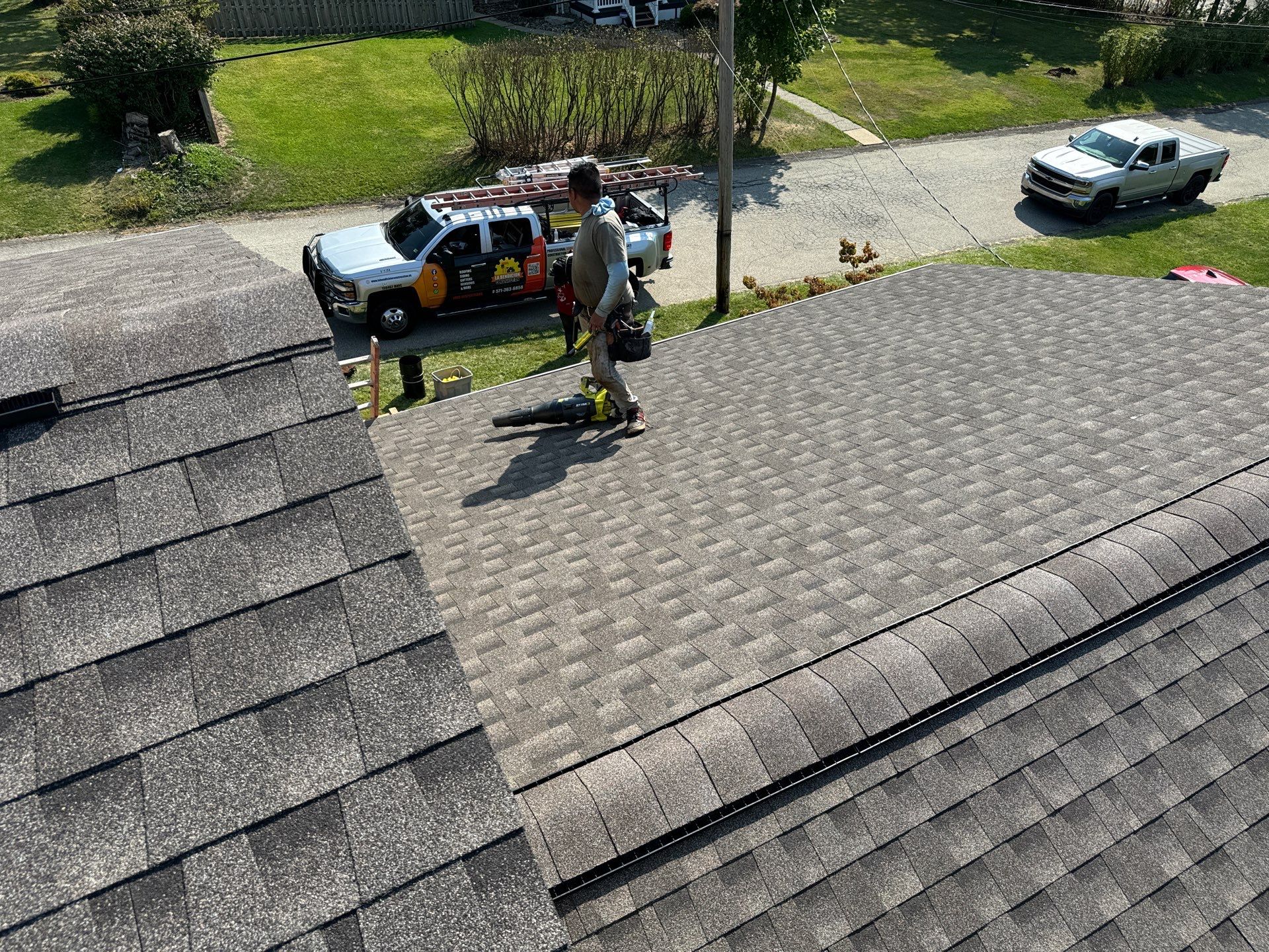 Residential Roofing Installation using GAF HDZ SHINGLES by La Bendicion Contruction Llc