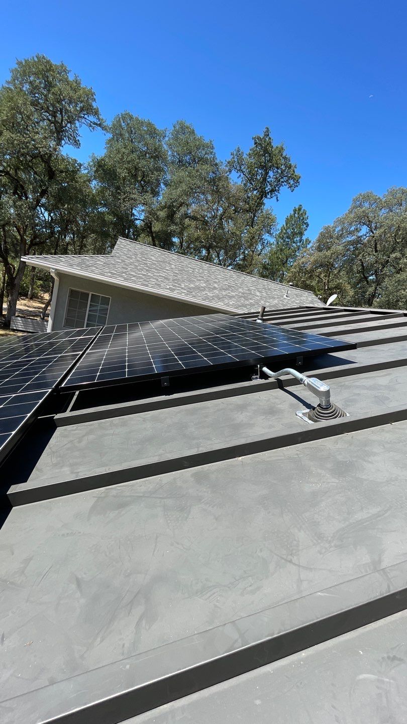 Solar Panel Installation using Solar Panels by Byers Enterprises 