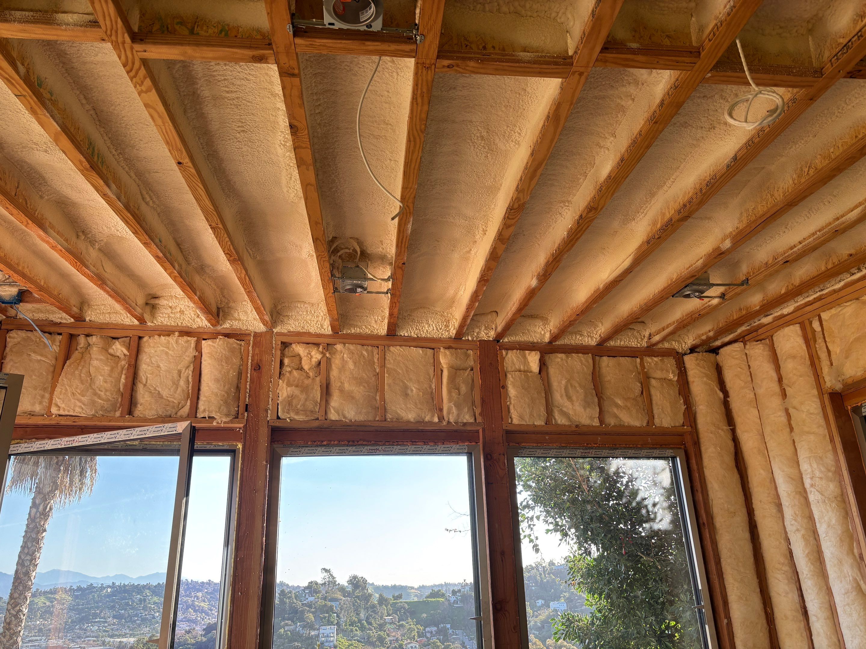 Spray Foam Project in Los Angeles by Insulation Labs