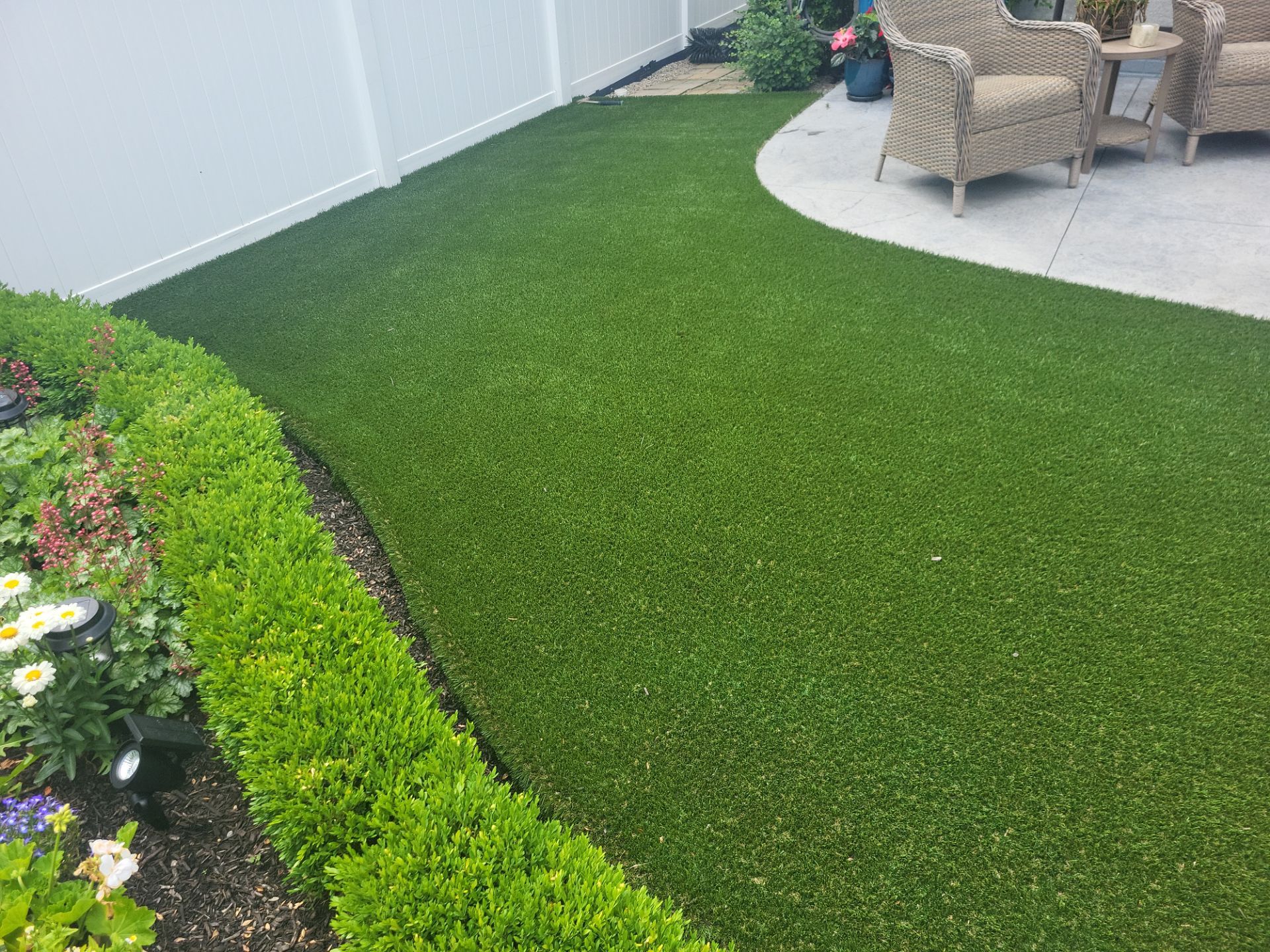Small Turf Yard in Galena by Southwest Greens Midwest