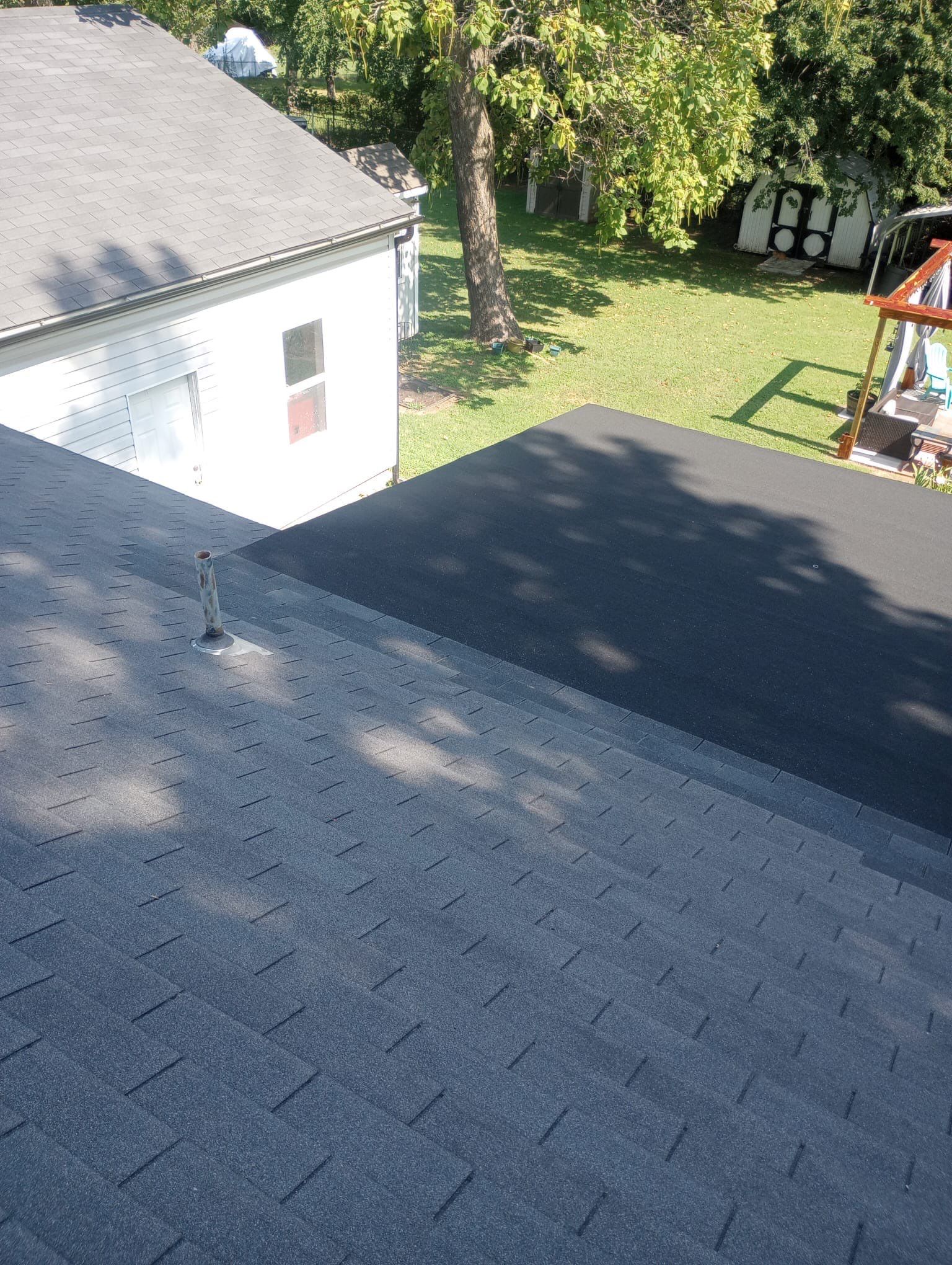 Flat Roof Replacement in Harrah, OK by McCann's Roofing and Construction