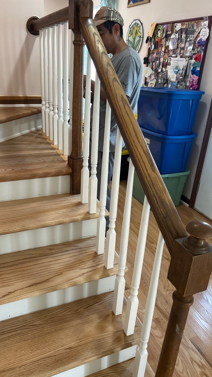 Hardwood Flooring and Staircase Installation  by Footprints Floors of Nashville