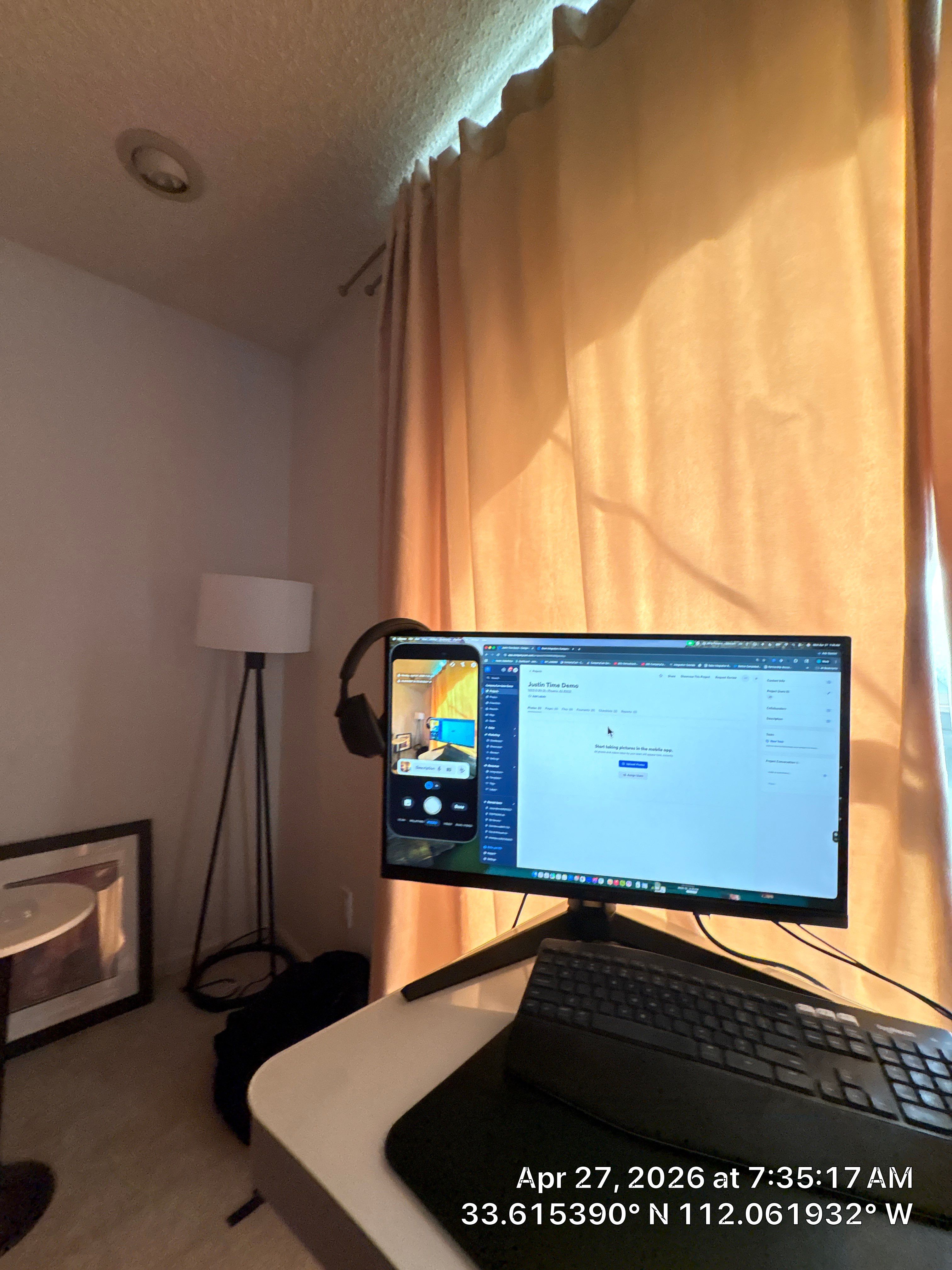 Custom Home Office and Media Suite Installation in Phoenix by CompanyCam Sales Demo