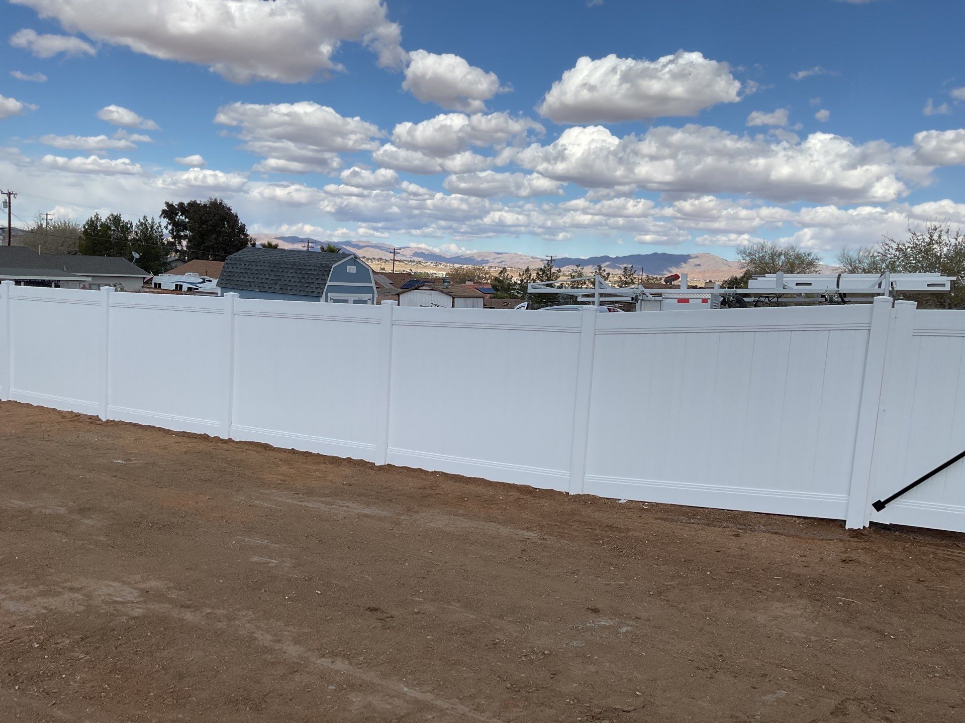 Fence Installation using Vinyl by Fence Guys Inc. 