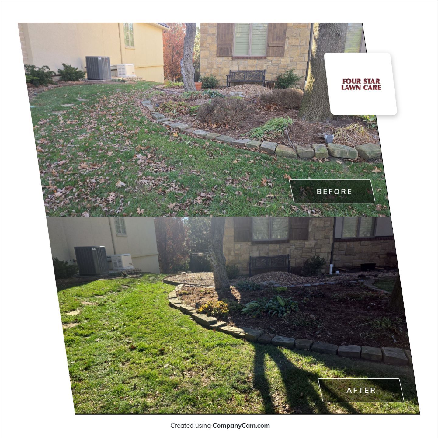Project in Andover by Four Star Lawn Care