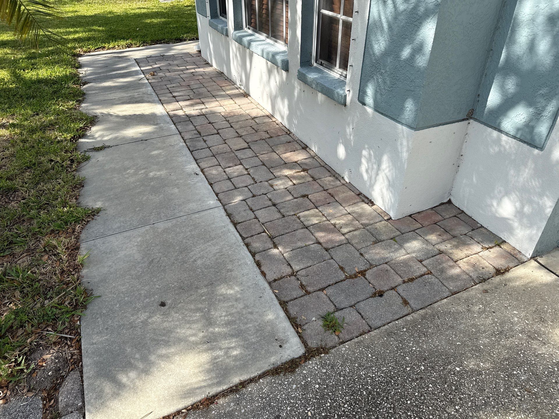 Concrete Driveway, Entryway & Street Curbing Cleaning | Foster’s Creek Community | Palmetto, FL by Sunshine AquaWash