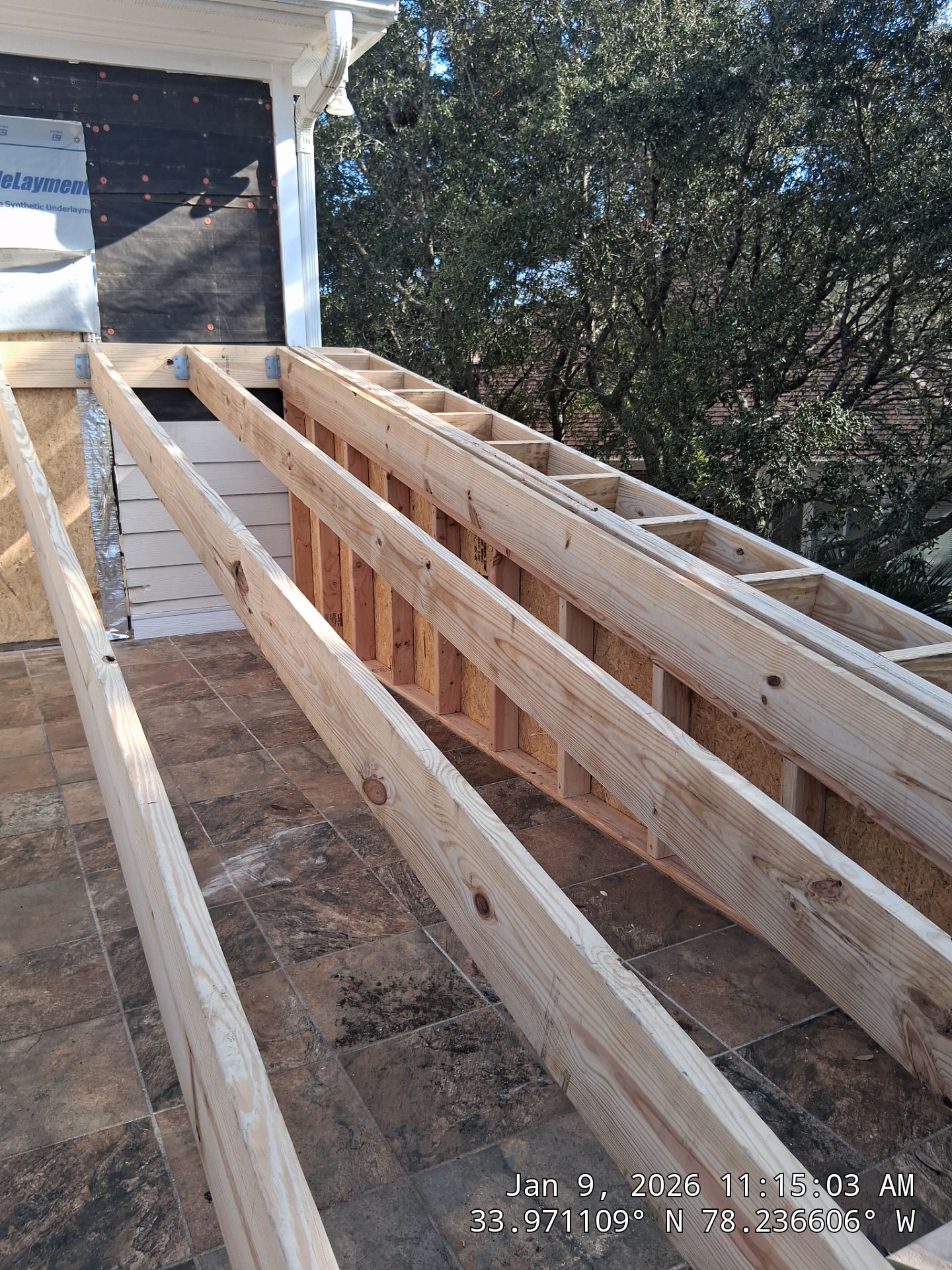 Deck Removal and Roof Addition in Winding River Plantation Bolivia NC by RGR Construction and Roofing, LLC