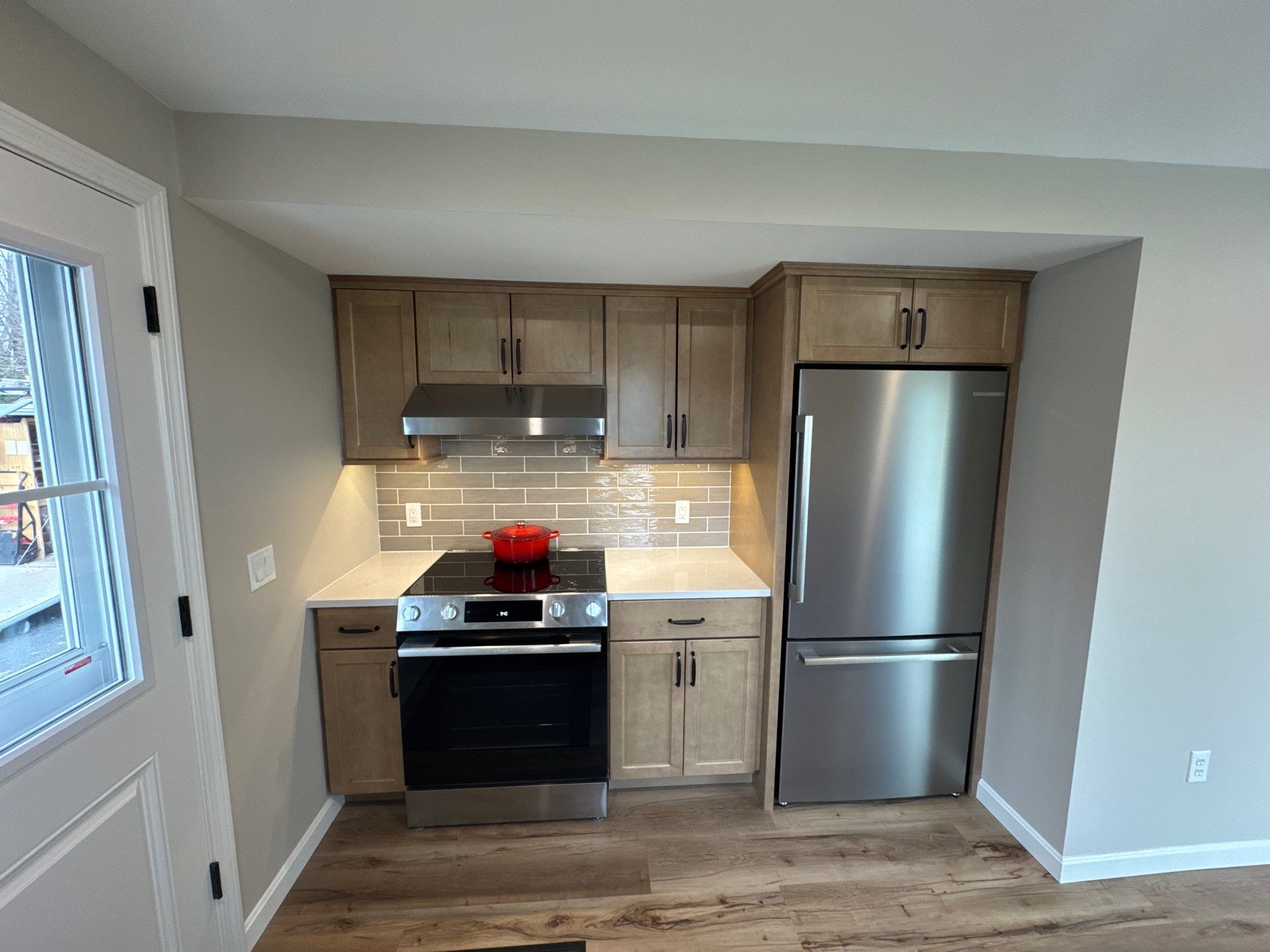 Kitchen Remodel & Deck Installation using Owen Corning Composite Framing Lumber by Chagnon Building & Remodeling LLC