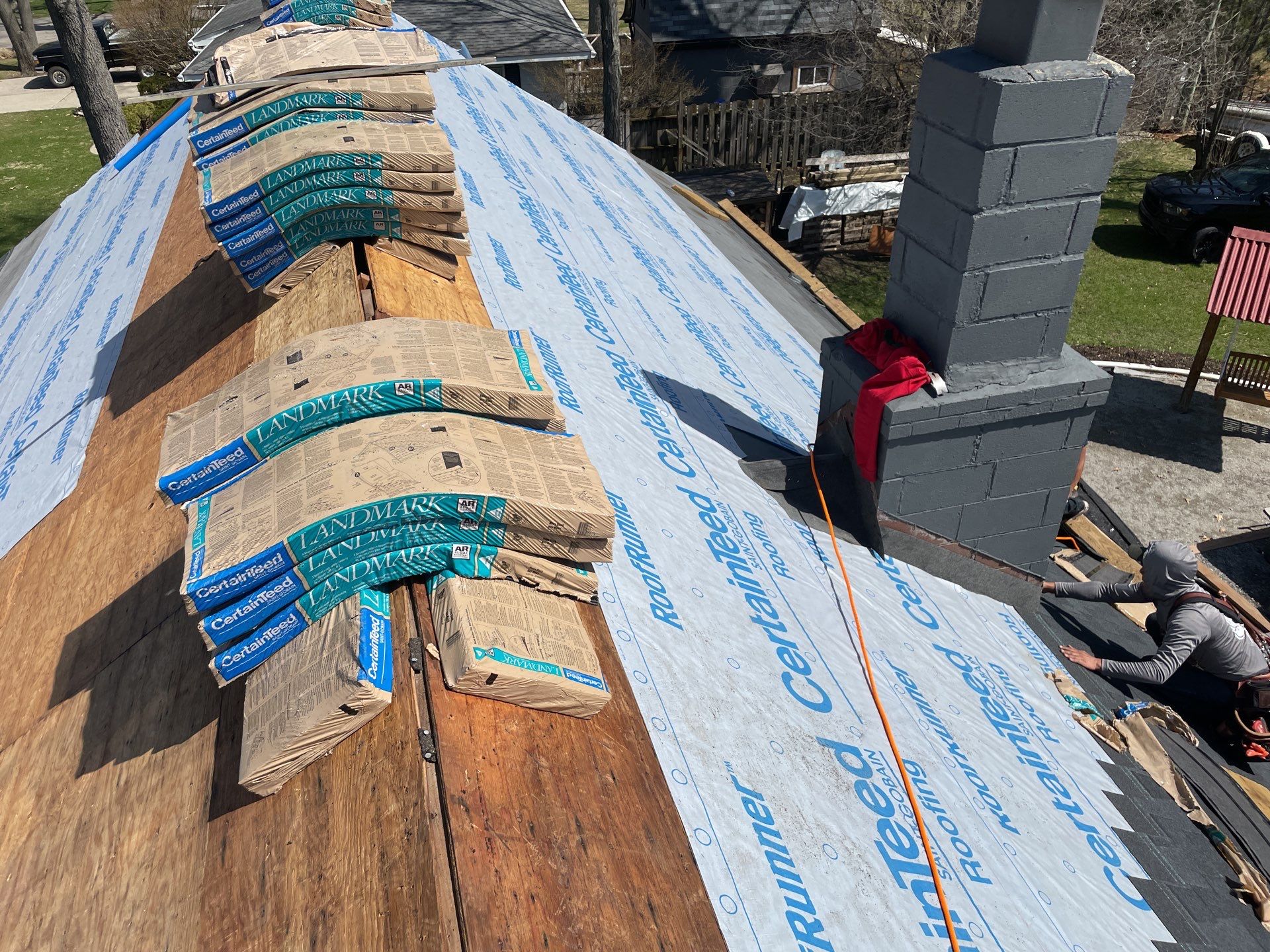 Roof Replacement using CertainTeed Landmark by 180 Contractors
