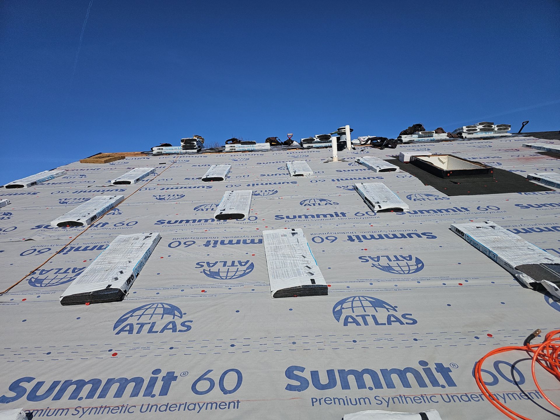 Residential Roof + Gutters & Downspouts & Gutter Guards Install  by Titan Commercial & Residential Roofing 