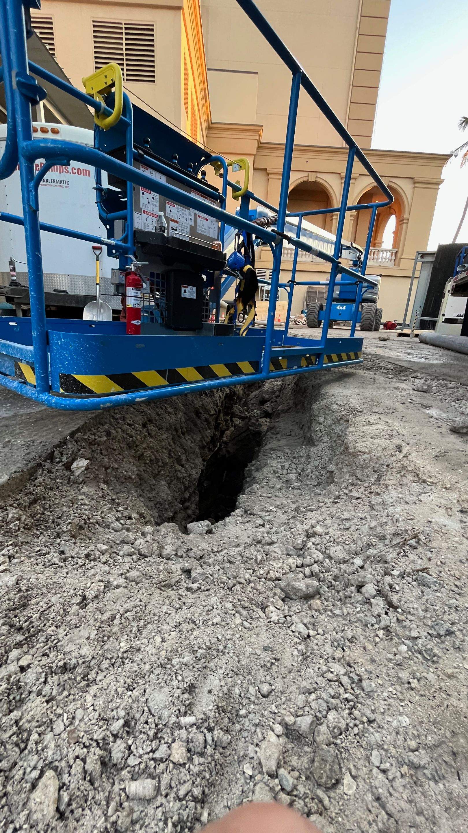 Ritz-Carlton NW Service Area Daylighting by Don Mar, Inc. Storm Water Solutions