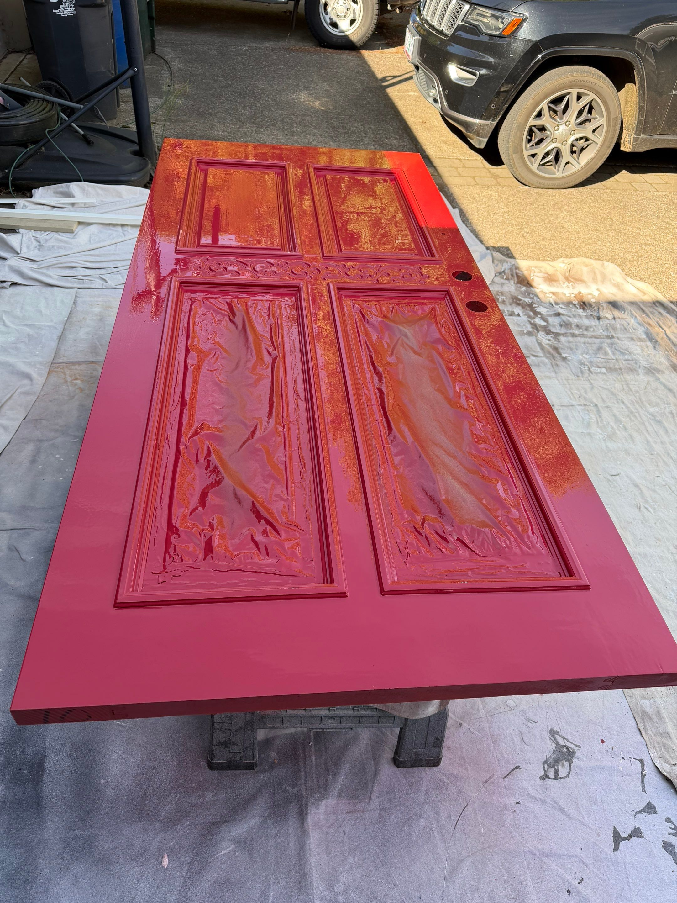 Front Door Restoration by Handyman State LLC