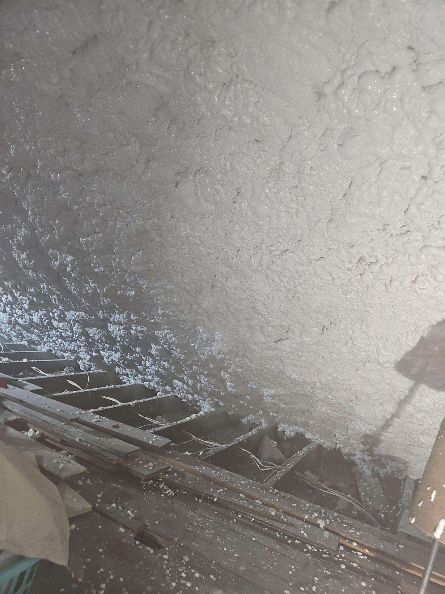 Attic Insulation using open cell spray foam by NYS Foam & Energy