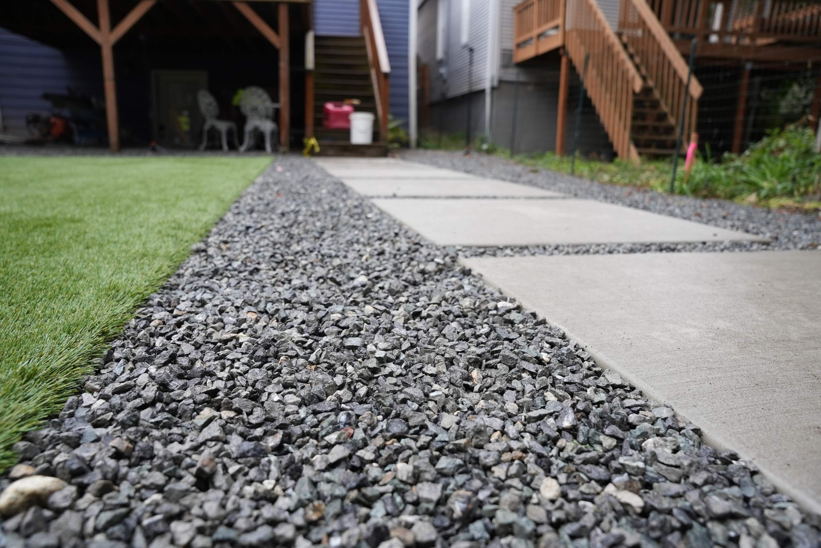 Turf Installation, Retaining Wall & Concrete Walkway | Seattle  by Jireh Asphalt & Concrete Inc 