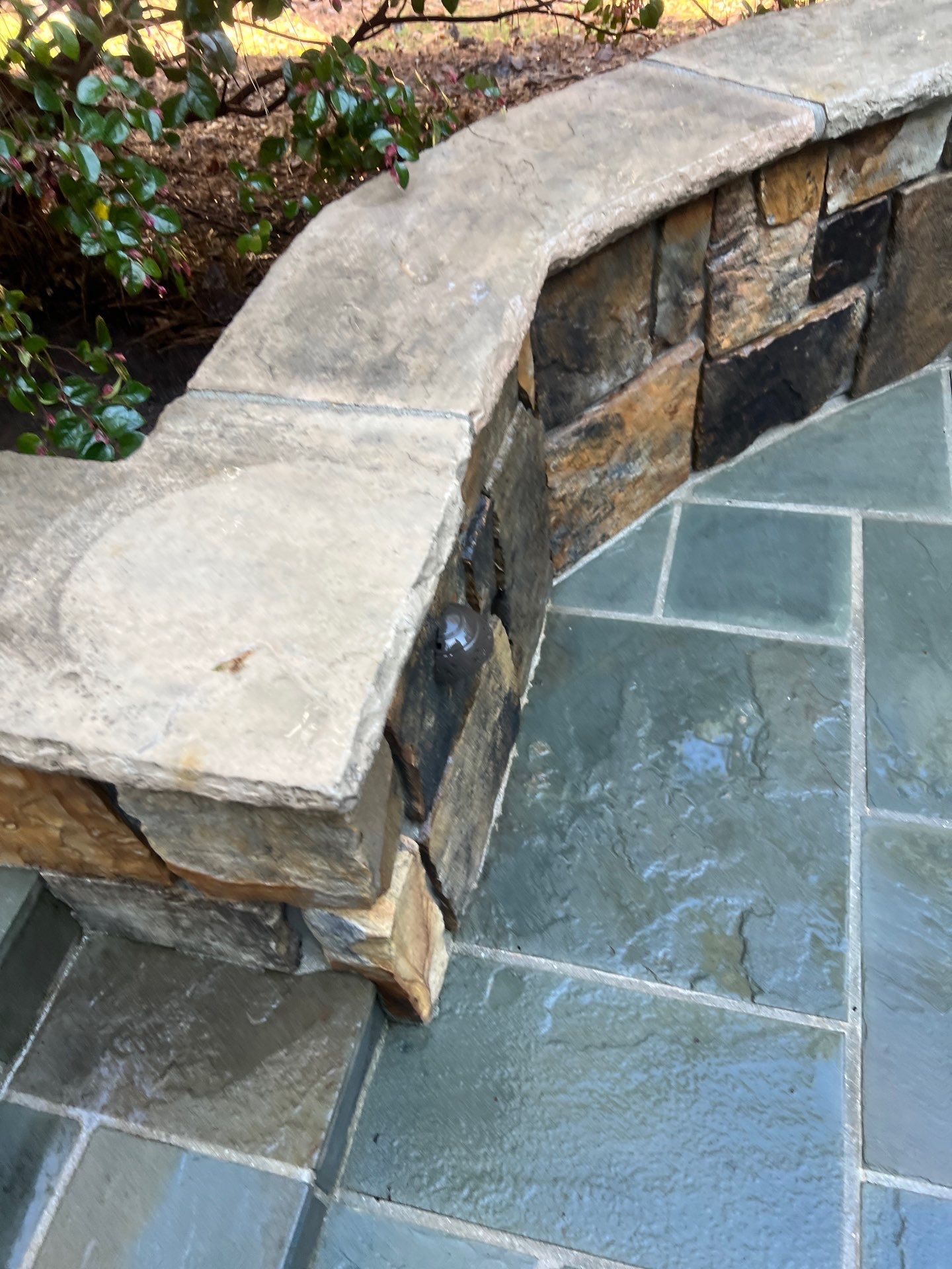 travertine  using Concrete Sealant by DuraSeal