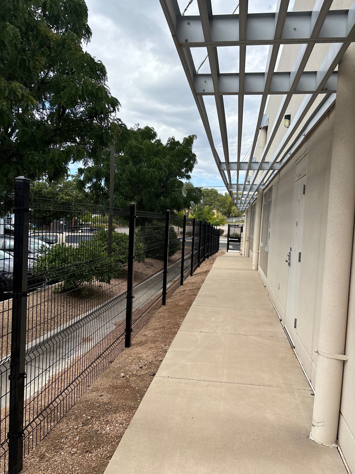 Light Commercial using 6' +45 DM Classic by Valley Fence Company