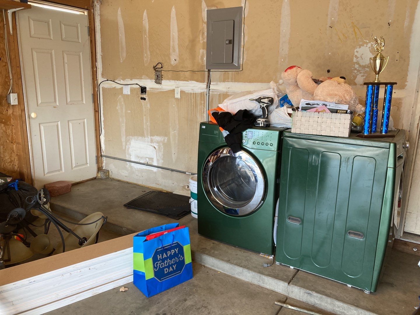 Water Damage in Garage by Accountable Home Services