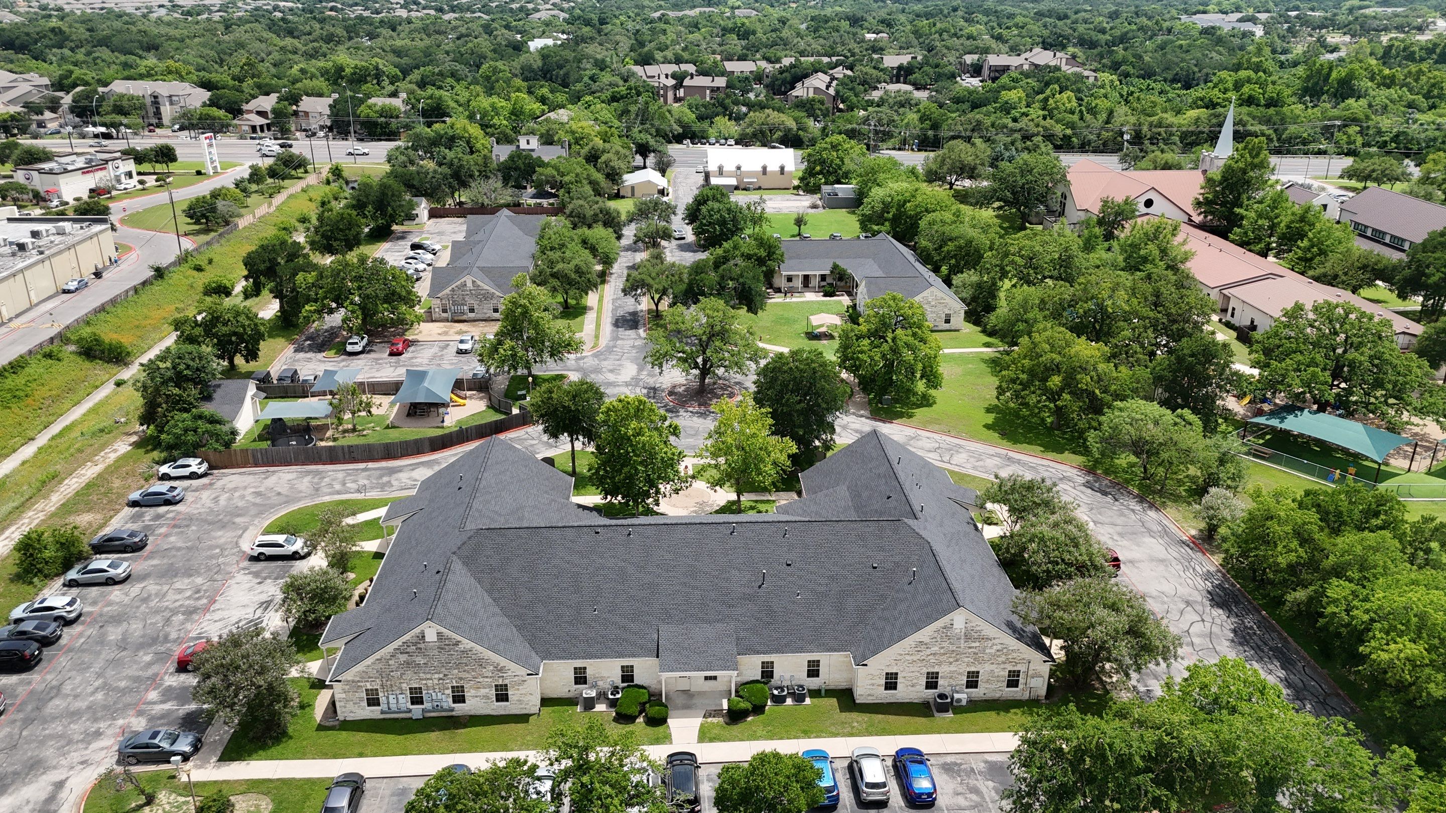 Commercial Roofing Installation using 24 GA Double-Lock - Galvalume by Action Exteriors Austin