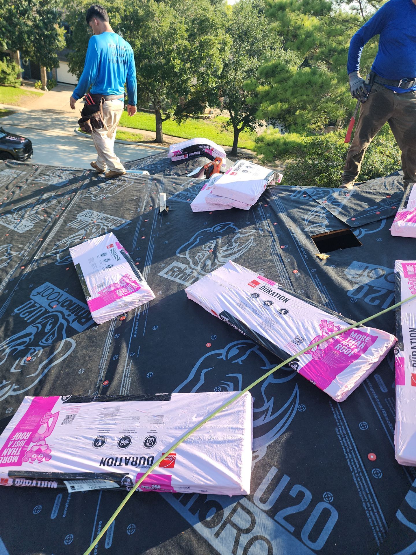 Residential Roofing Repair using Owen's Corning Duration (Lifetime) Shingles by Roof Repair Company