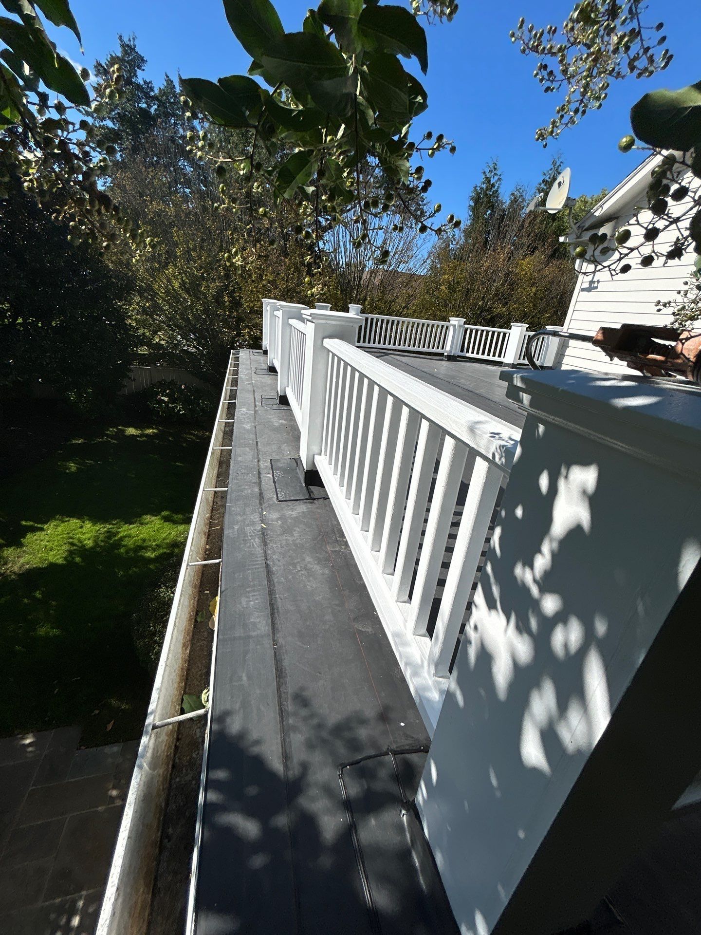 McLean - Residential Flat Roof Replacement with Carlisle Syntec EPDM by RM Banning, Inc.