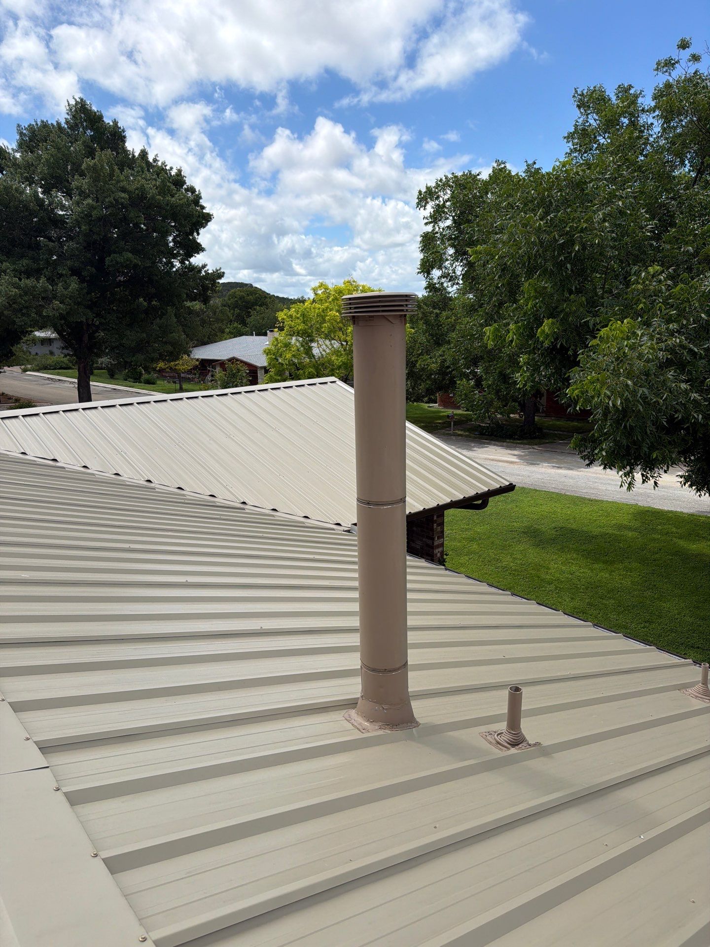 Residential Metal Roof Replacement and Custom Fascia Repair in Kerrville by Rich the Roofer LLC