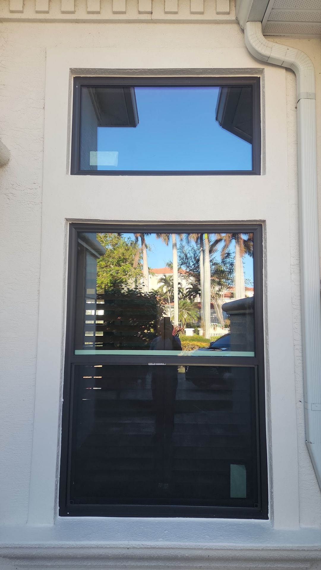 Window Installation using PGT Vinyl White-Bronze by Windows For Life 