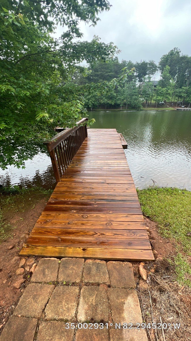 Dock using Wood Sealant by DuraSeal