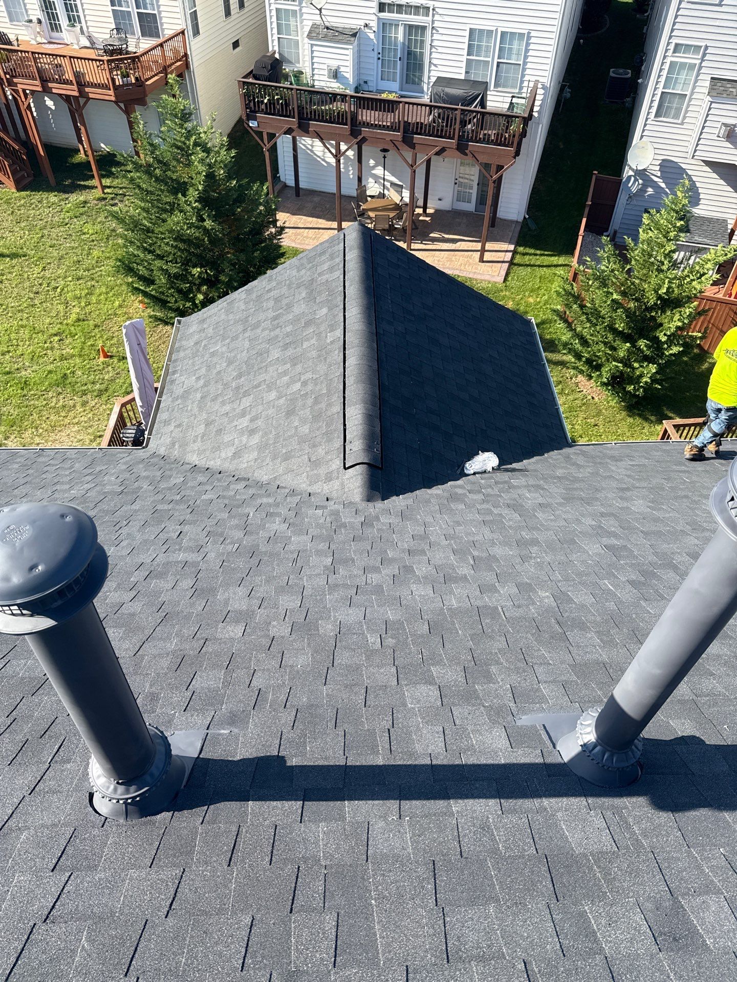 Alexandria: Residential Roof Replacement with CertainTeed Landmark Pro in Max Def Charcoal Black by RM Banning, Inc.